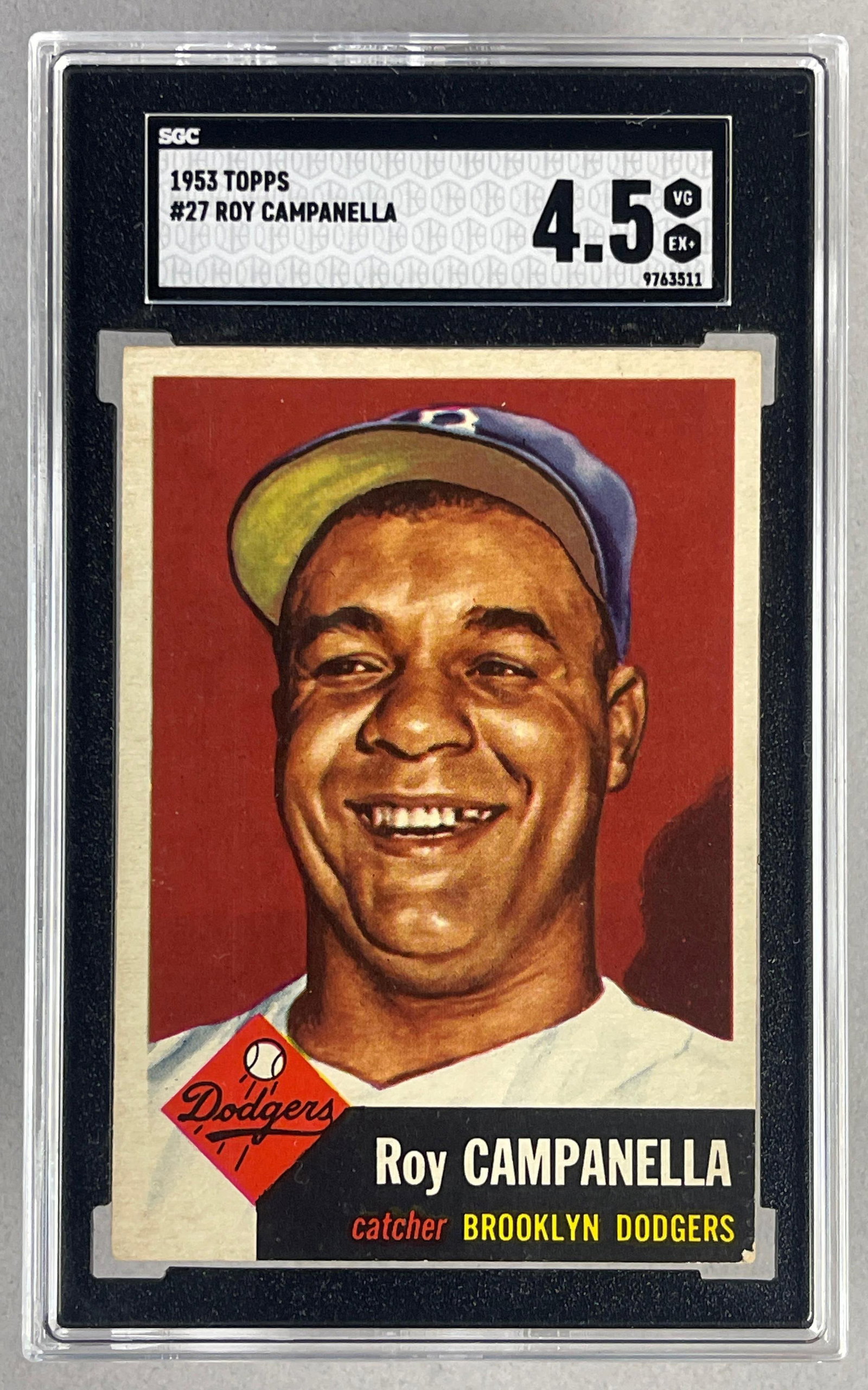 1953 Topps Roy Campanella #27 SGC 4.5: 1953 Topps Roy Campanella #27 SGC 4.5