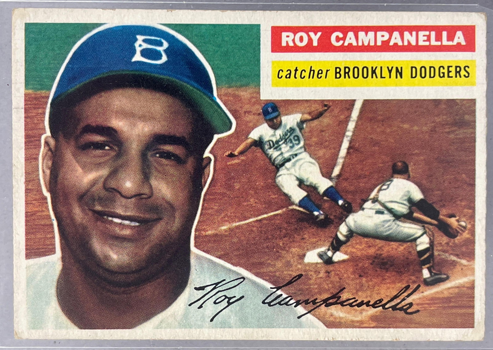 1956 Topps Roy Campanella White Back #101 (1 of 2)