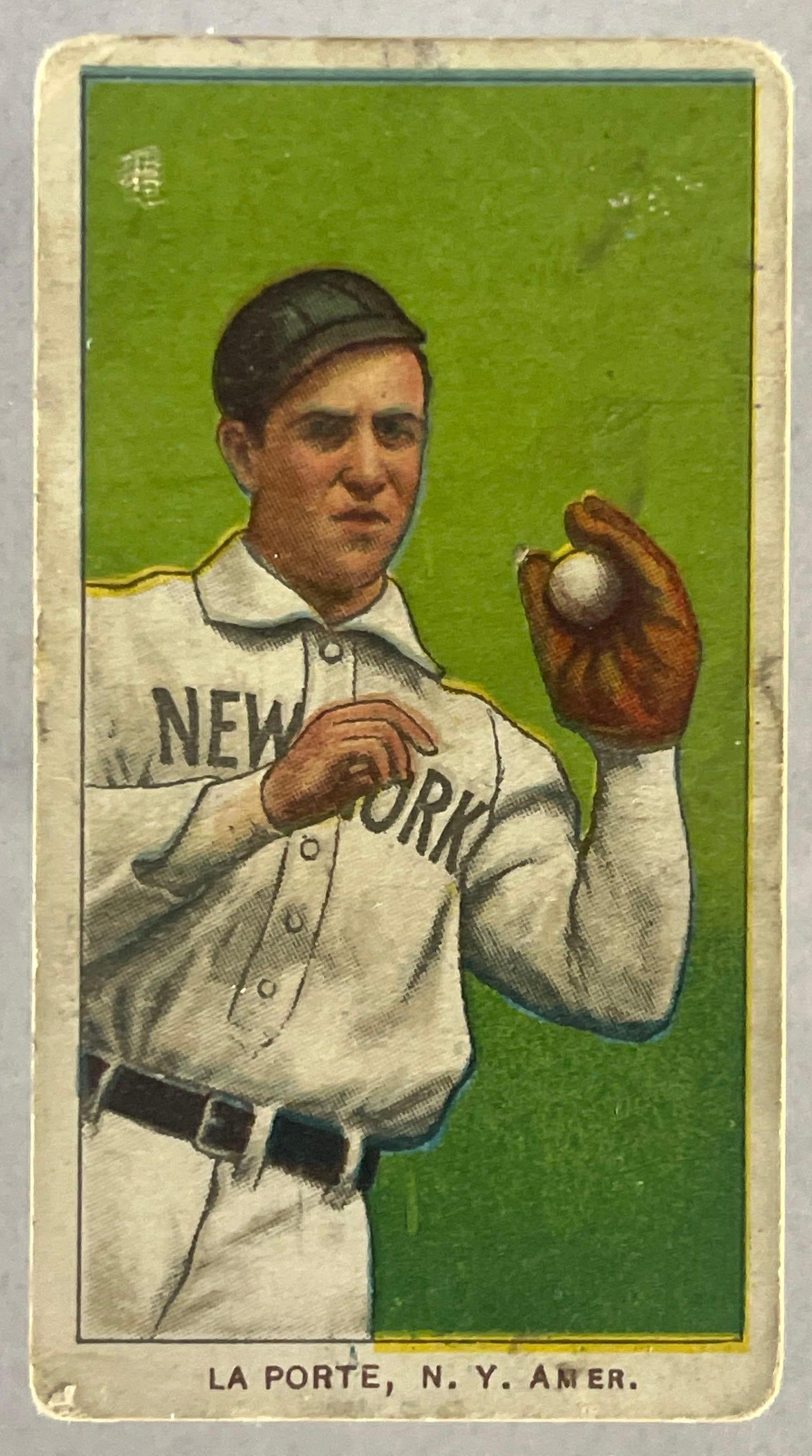 1909 - 11 T-206 Frank LaPorte Sweet Caporal 350/24: 1909 - 11 T-206 Frank LaPorte Sweet Caporal 350/24, Low