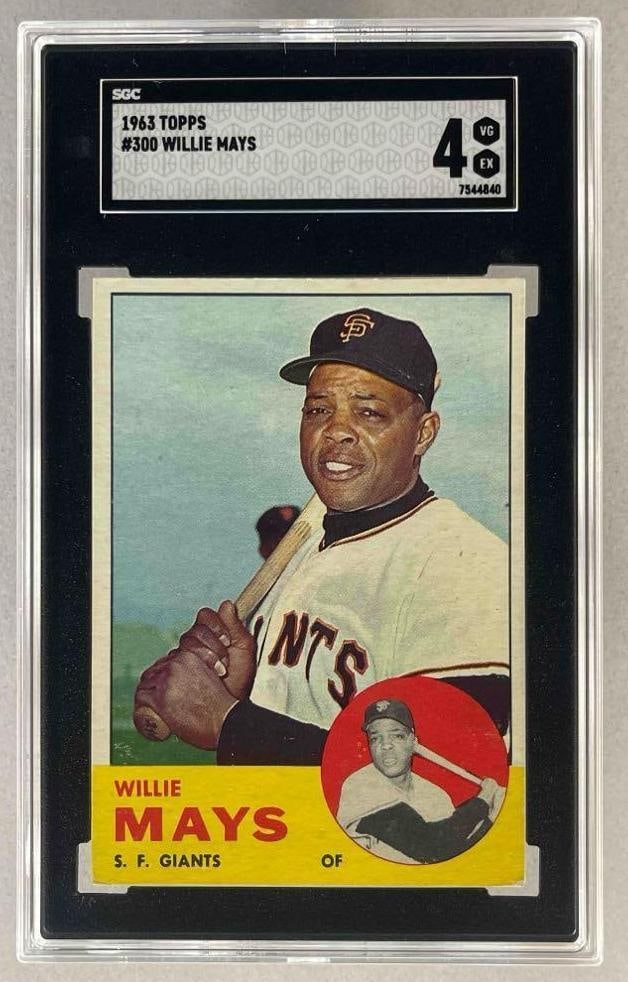 1963 Topps Willie Mays #300 SGC 4 (1 of 2)