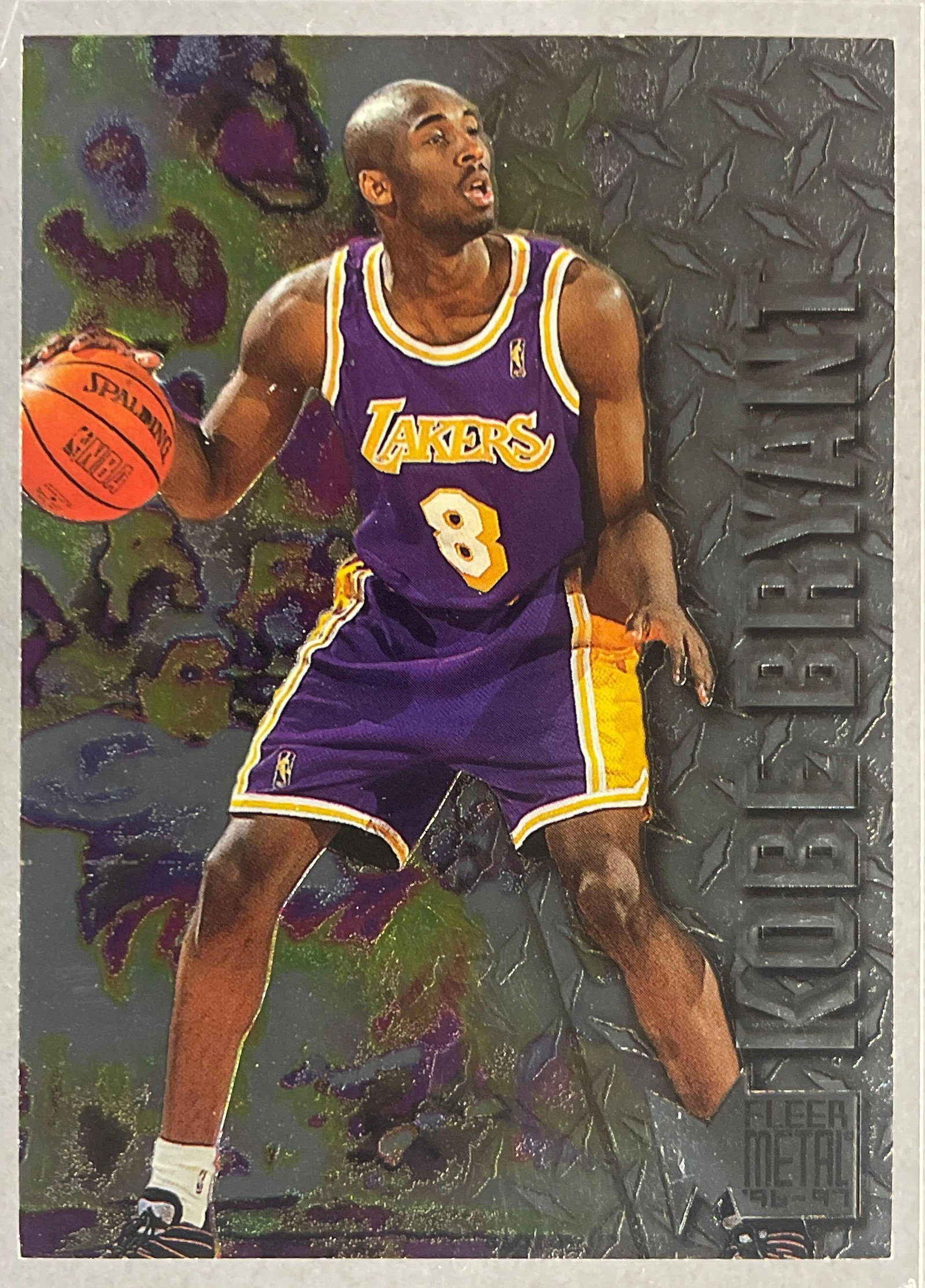 1996 Fleer Metal Kobe Bryant #181 Rookie: 1996 Fleer Metal Kobe Bryant #181 Rookie, Sharp, Ready to Grade