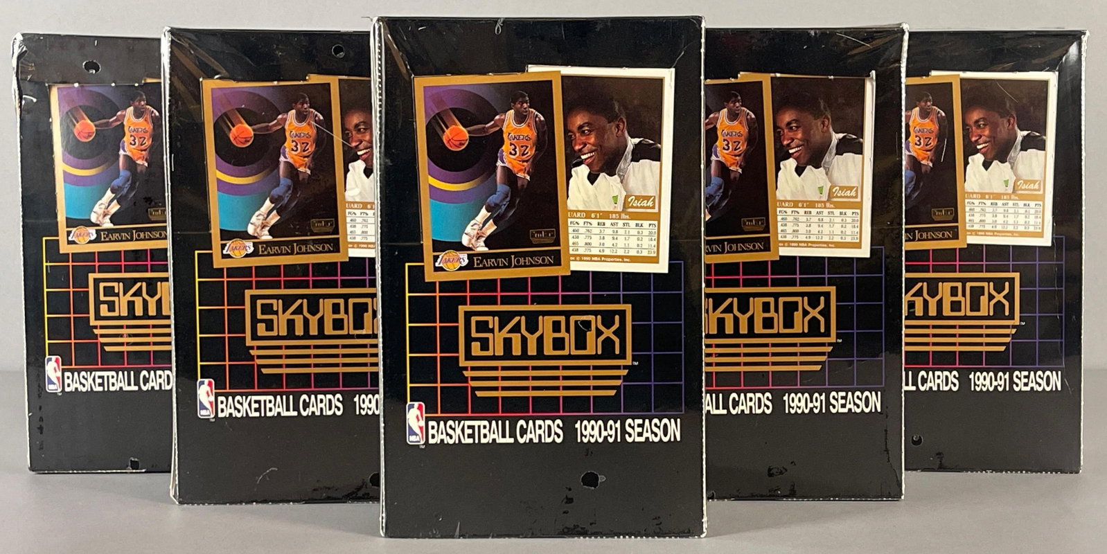 5 - 1990 - 91 Skybox Basketball Factory Sealed Wax Boxes (1 of 4)