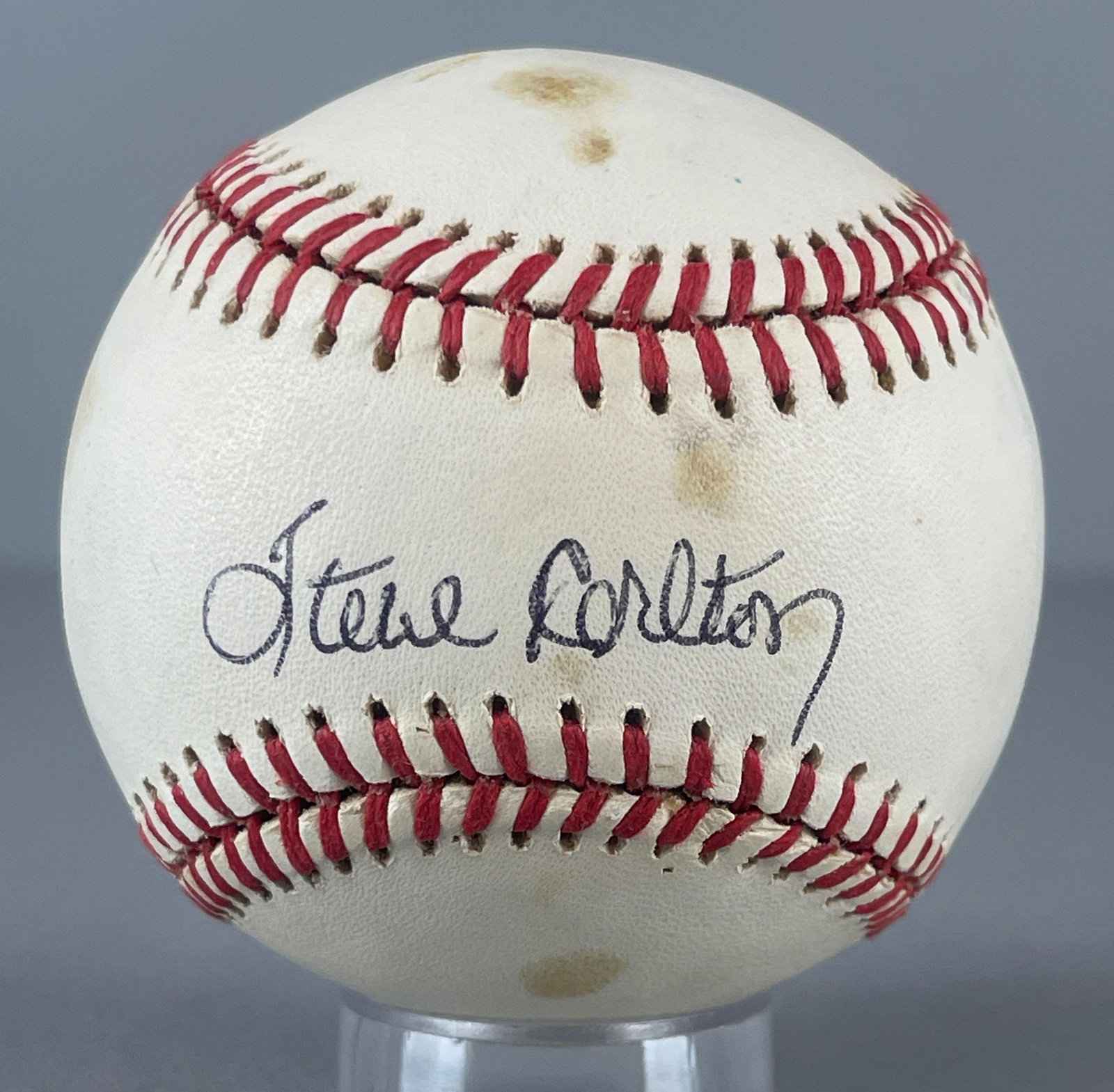 Steve Carlton Signed Official MLB Rawlings Baseball with JSA COA (1 of 4)