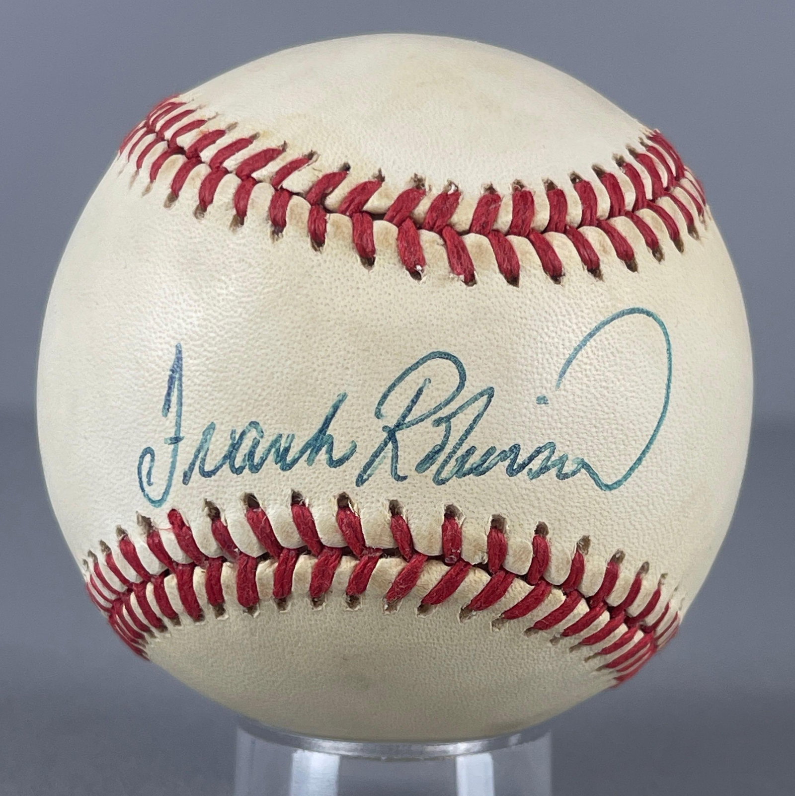 Frank Robinson Signed Official MLB Rawlings Baseball with JSA COA: Autographed Frank Robinson, with JSA COA, Case included