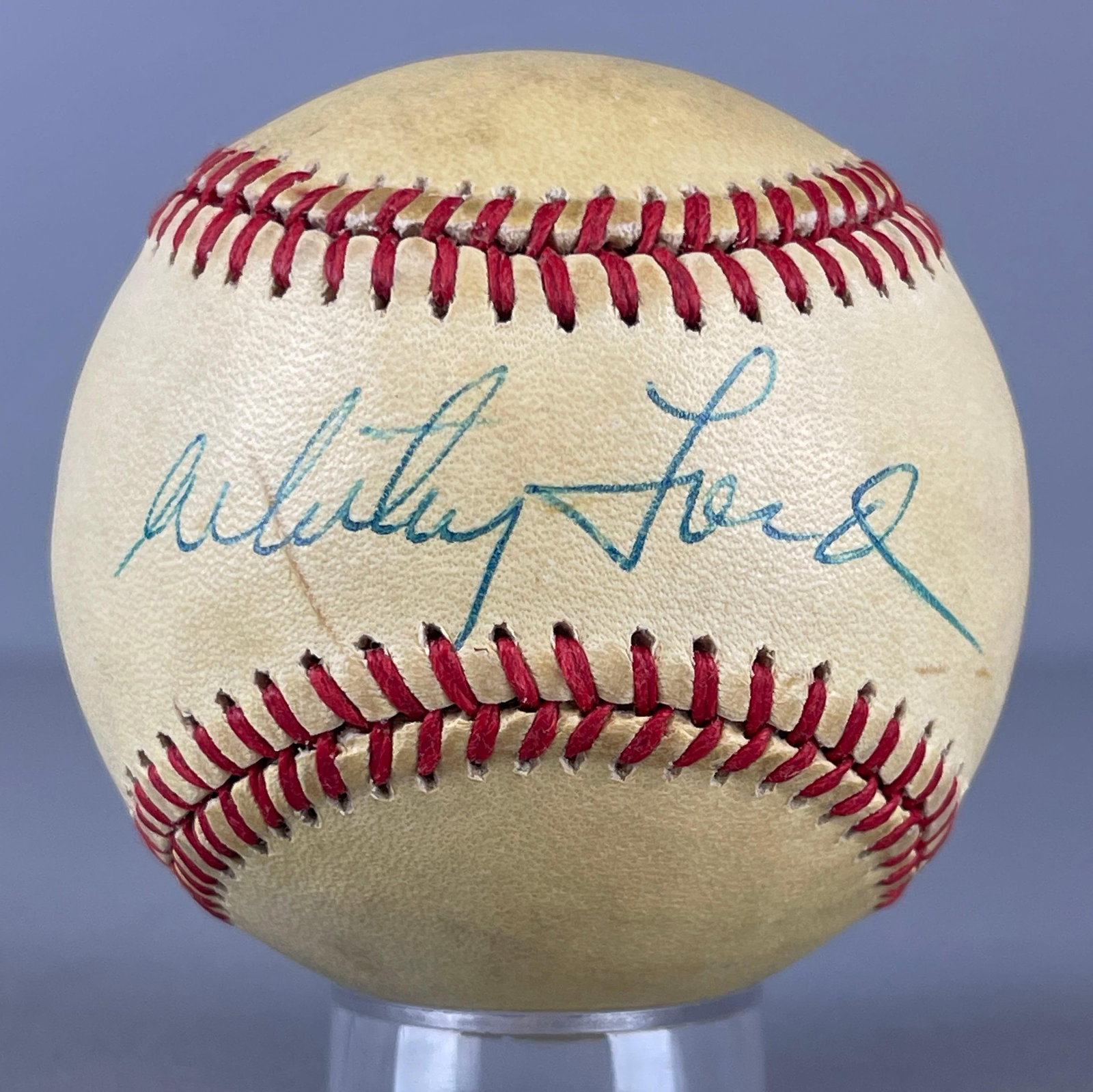 Whitey Ford Signed Official MLB Rawlings Baseball with JSA COA (1 of 4)