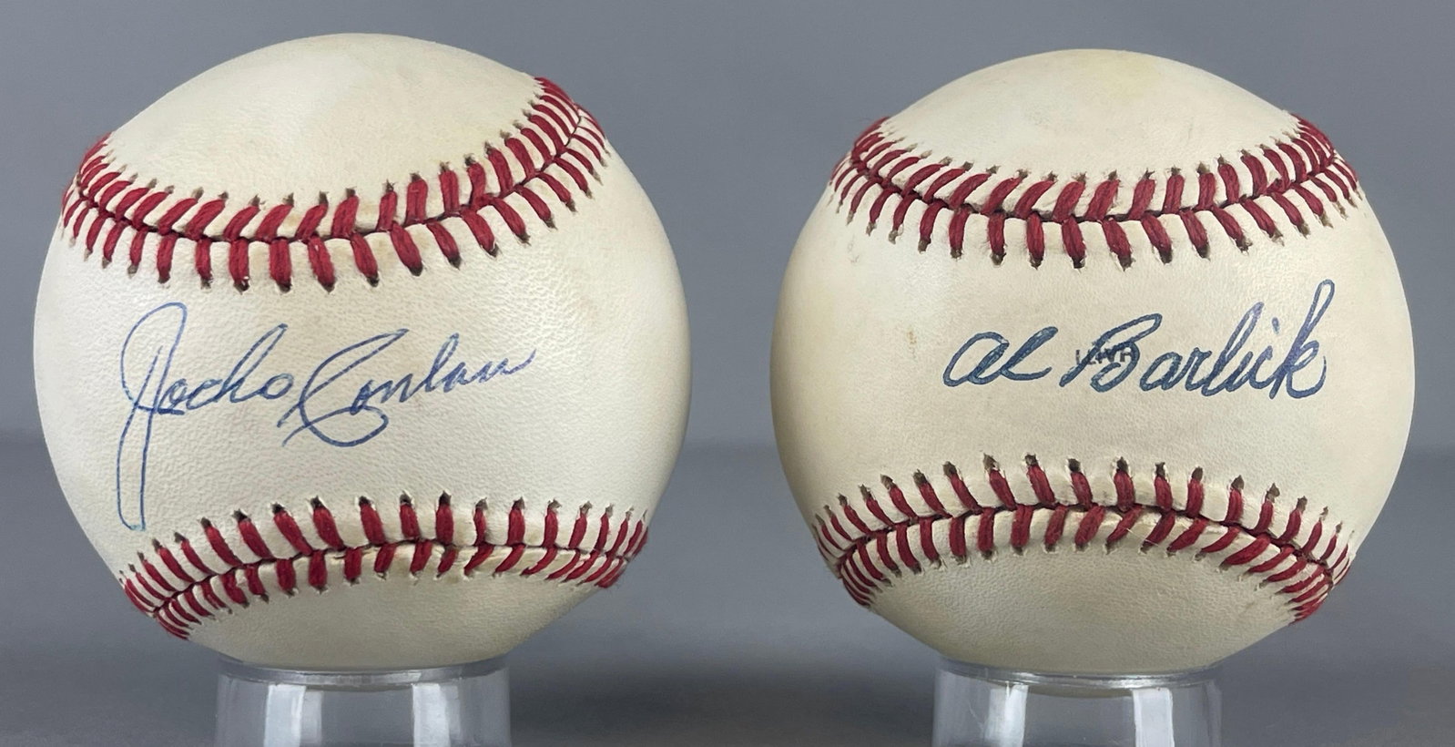 Jocko Conlan and AL Barlick Signed Official MLB Rawlings Baseball (1 of 3)