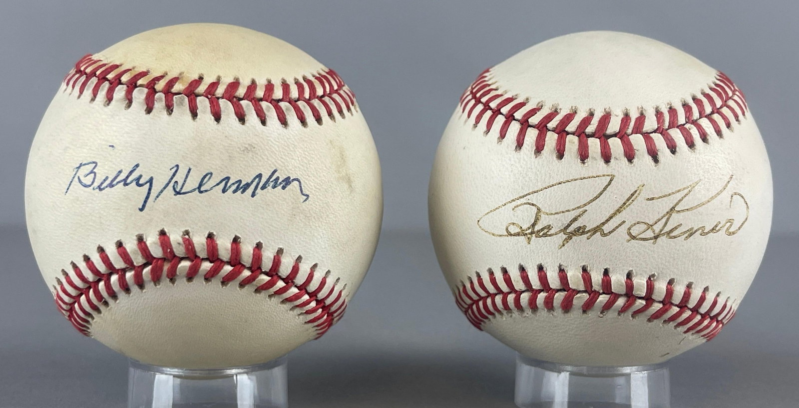 Billy Herman and Ralph Kiner Signed Official MLB Rawlings Baseballs (1 of 3)
