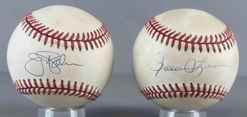 Jim Palmer and Rollie Fingers Signed Official MLB Rawlings Baseballs (1 of 3)