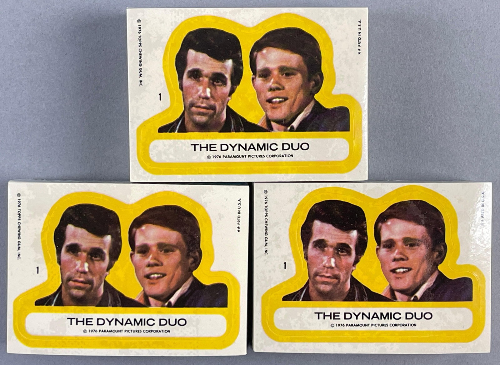 3 - 1976 Topps Happy Days Complete High Grade Sets with Stickers (1 of 3)
