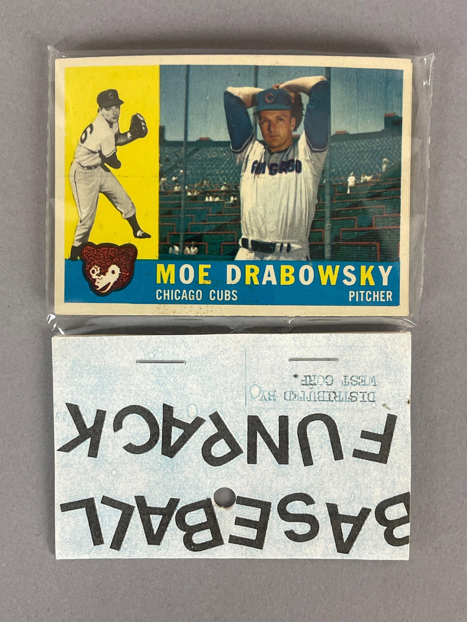 1960 Topps Baseball West Corps Cello Fun Pack (1 of 2)