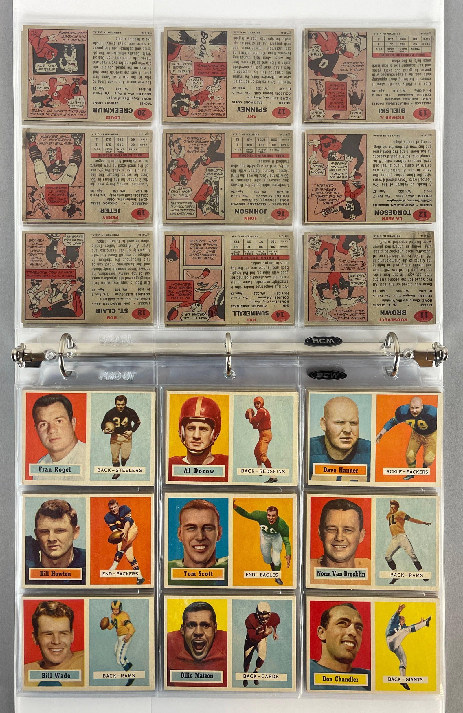 1957 Topps Football High Grade Partial Set 99/154 (1 of 10)