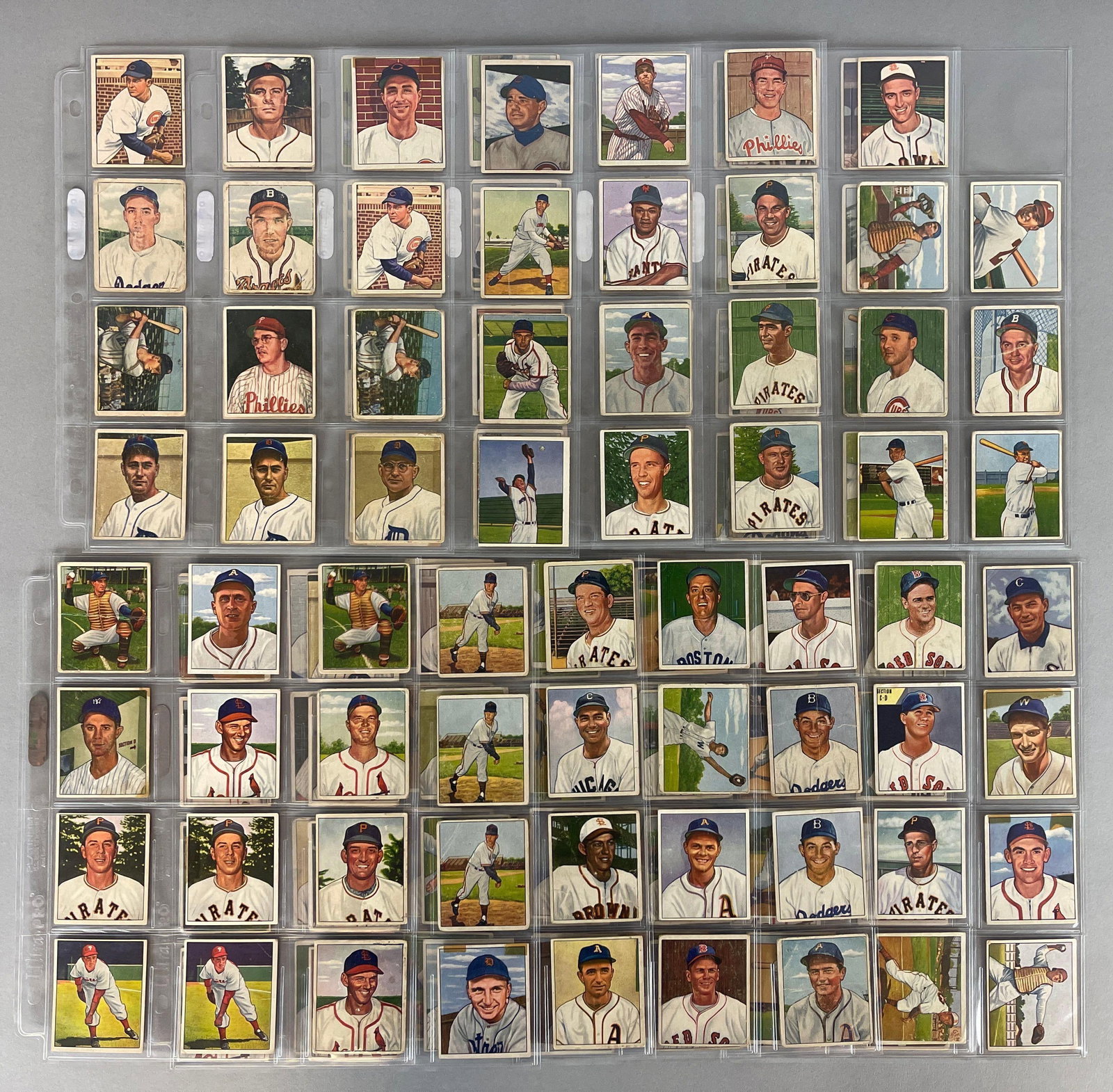 155 - 1950 Bowman Baseball Cards with HOF and Stars (1 of 9)