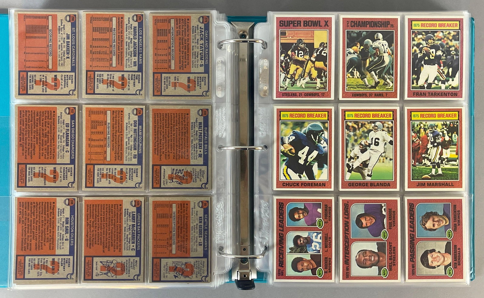 625+ 1967 - 80 Topps Football Cards with HOFs, Stars, and Rookies: Conditions vary, VG - Mint, Mainly EX - NMMT