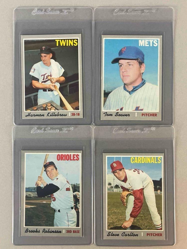 4 - 1970 Topps Baseball HOFs (1 of 2)