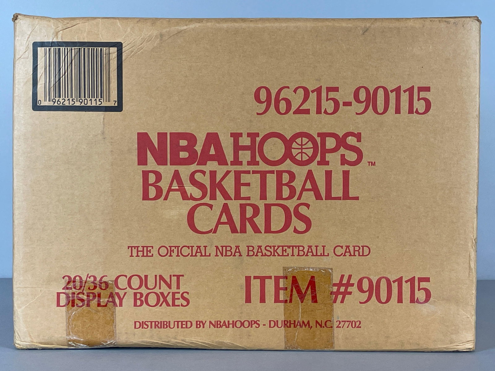 1990 NBA Hoops Series 1 Basketball Factory Sealed Wax Box Case of 20 Boxes (1 of 6)