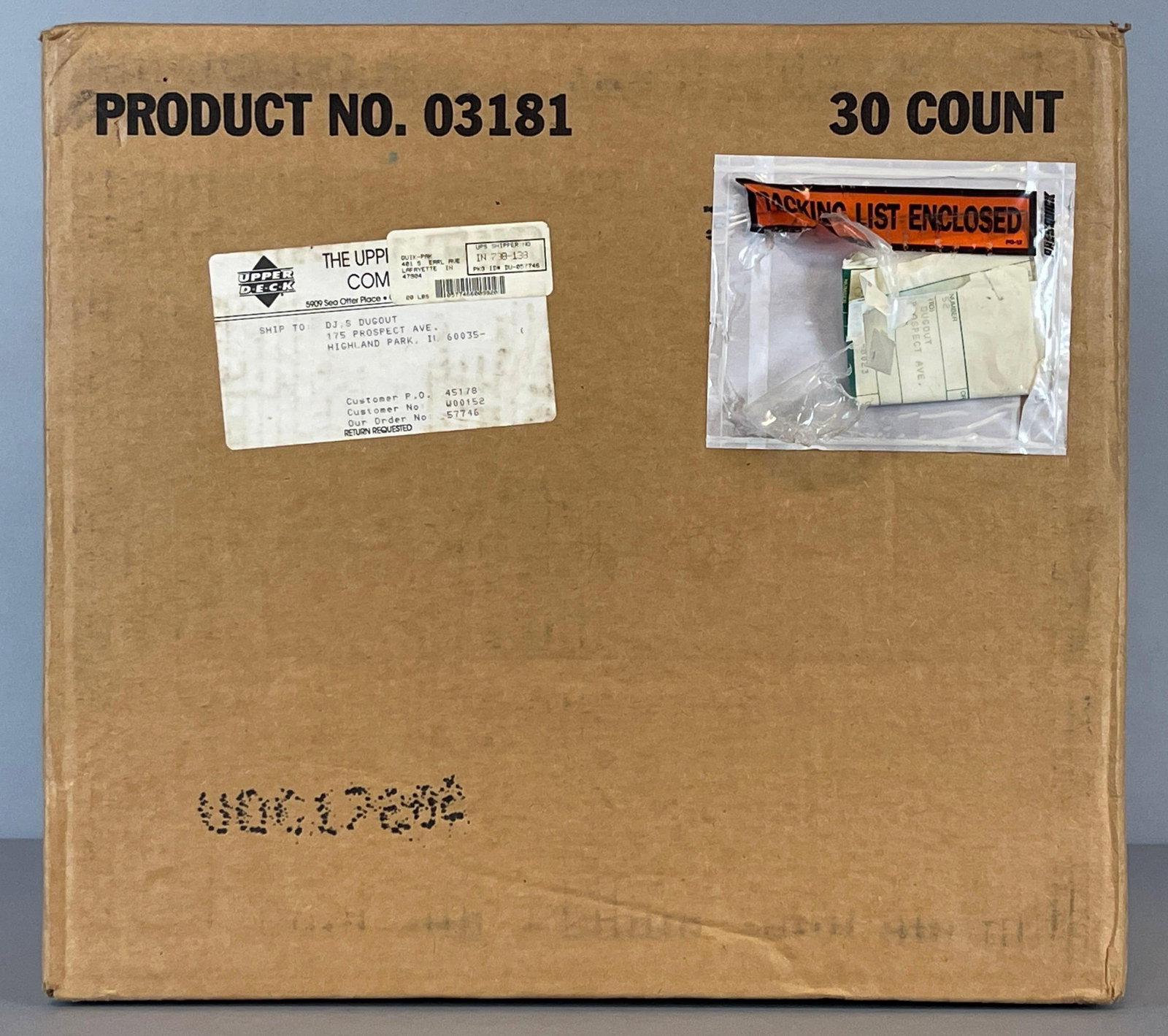 1991 Upper Deck Basketball Locker Box Factory Sealed Case of 30 Boxes (1 of 3)