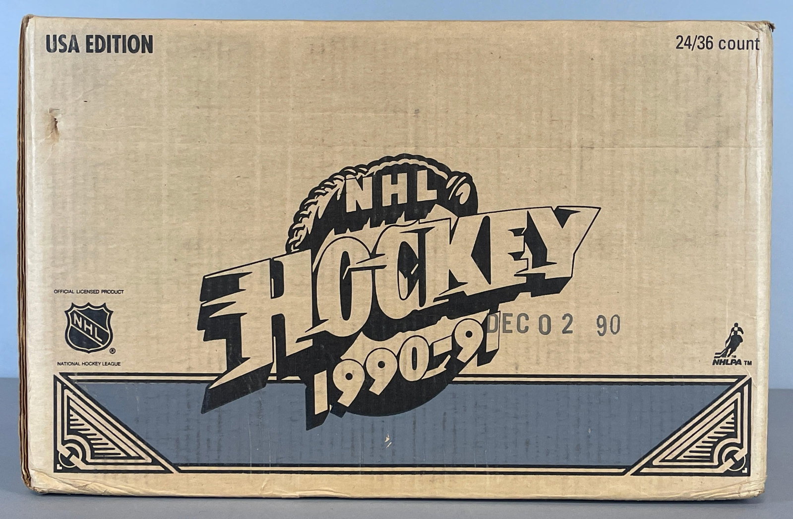 1990 Upper Deck Hockey Factory Sealed Case of 24 Boxes: 1990 Upper Deck Hockey Factory Sealed Case of 24 Boxes