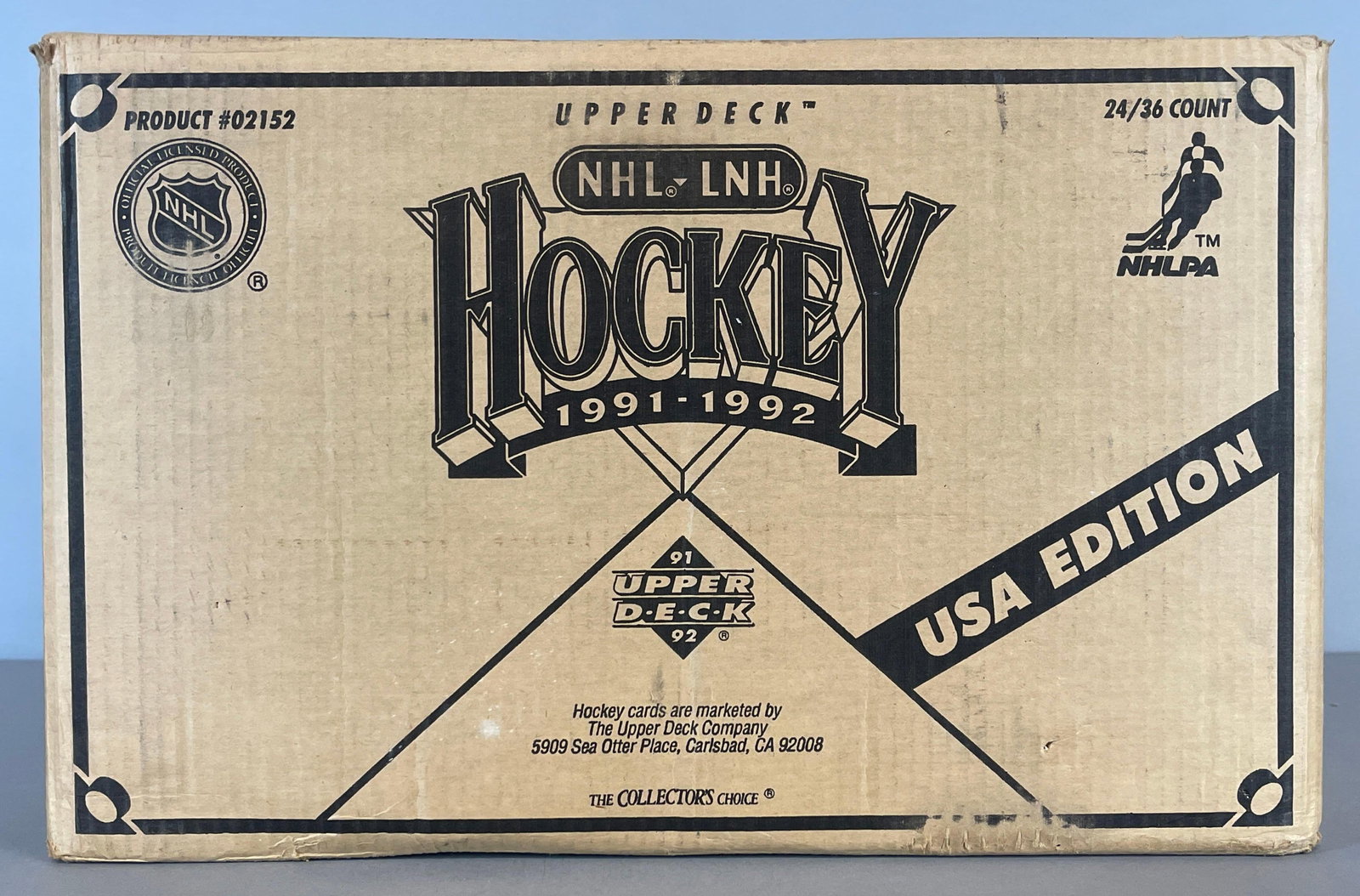 1991 Upper Deck Hockey Factory Sealed Case of 24 Boxes (1 of 2)