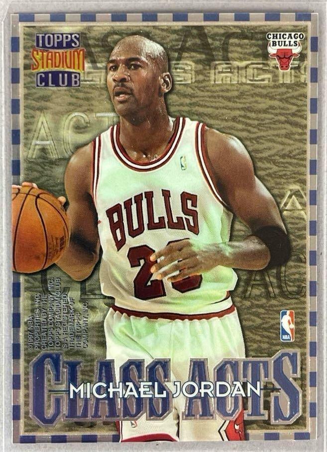 1996 Stadium Club Class Acts Michael Jordan, Jerry Stockhouse #CA1: 1996 Stadium Club Class Acts Michael Jordan, Jerry Stockhouse #CA1, Great card, Ready to Grade, Mint