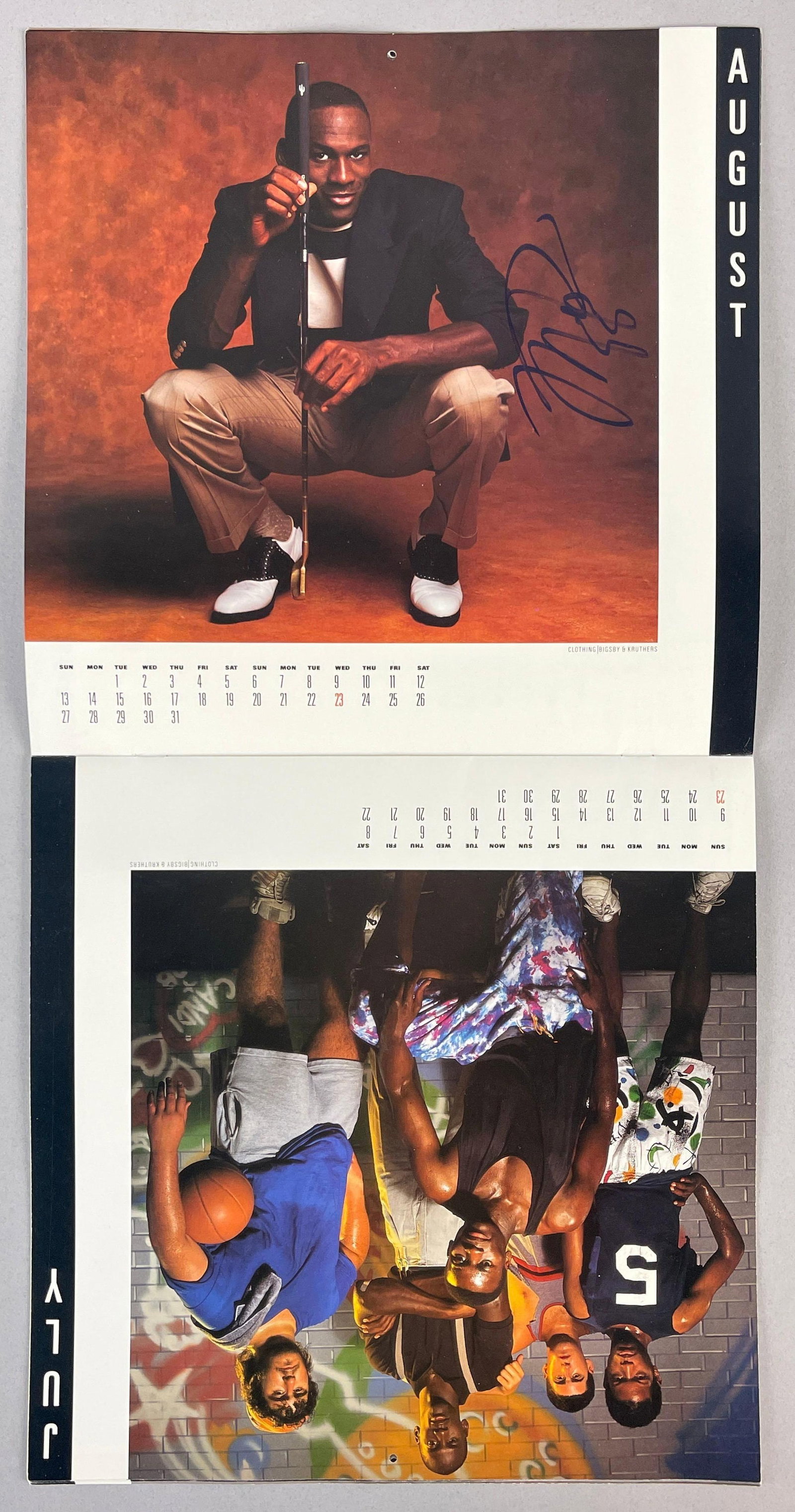 Rare 1989 Michael Jordan Signed Calendar with JSA LOA (1 of 4)
