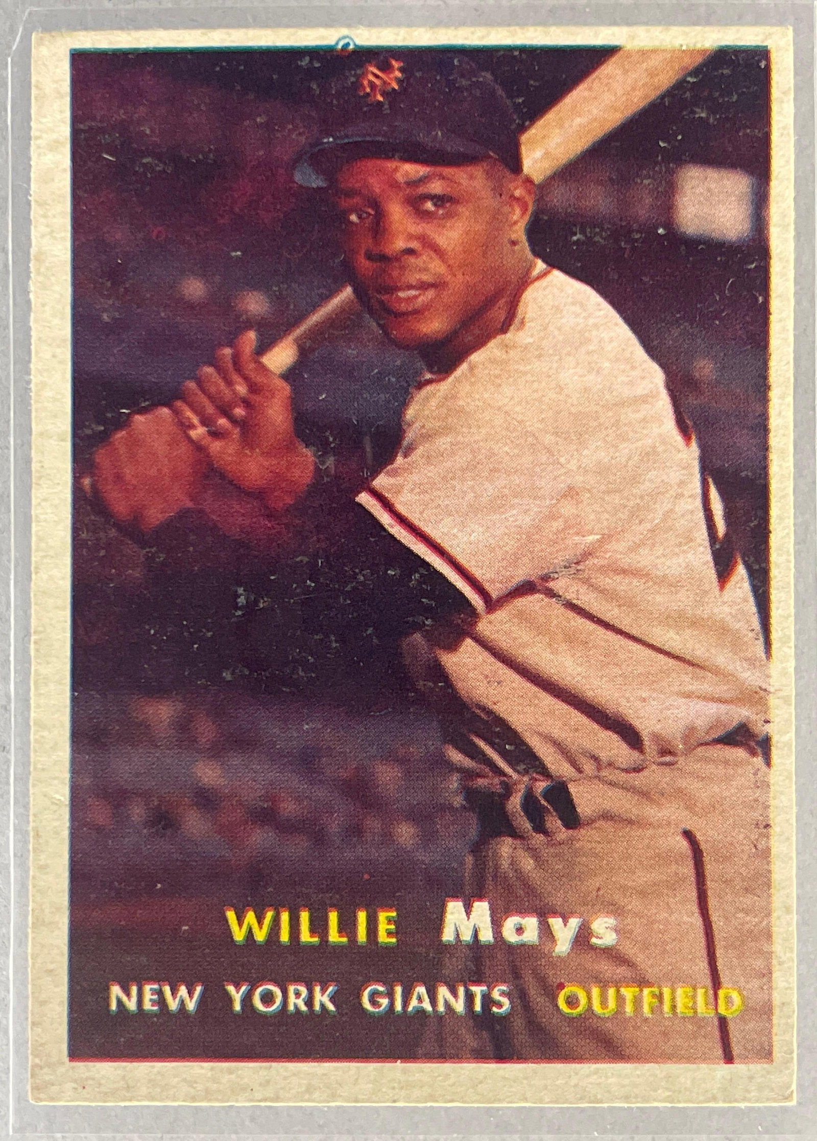 1957 Topps Willie Mays #10 (1 of 2)