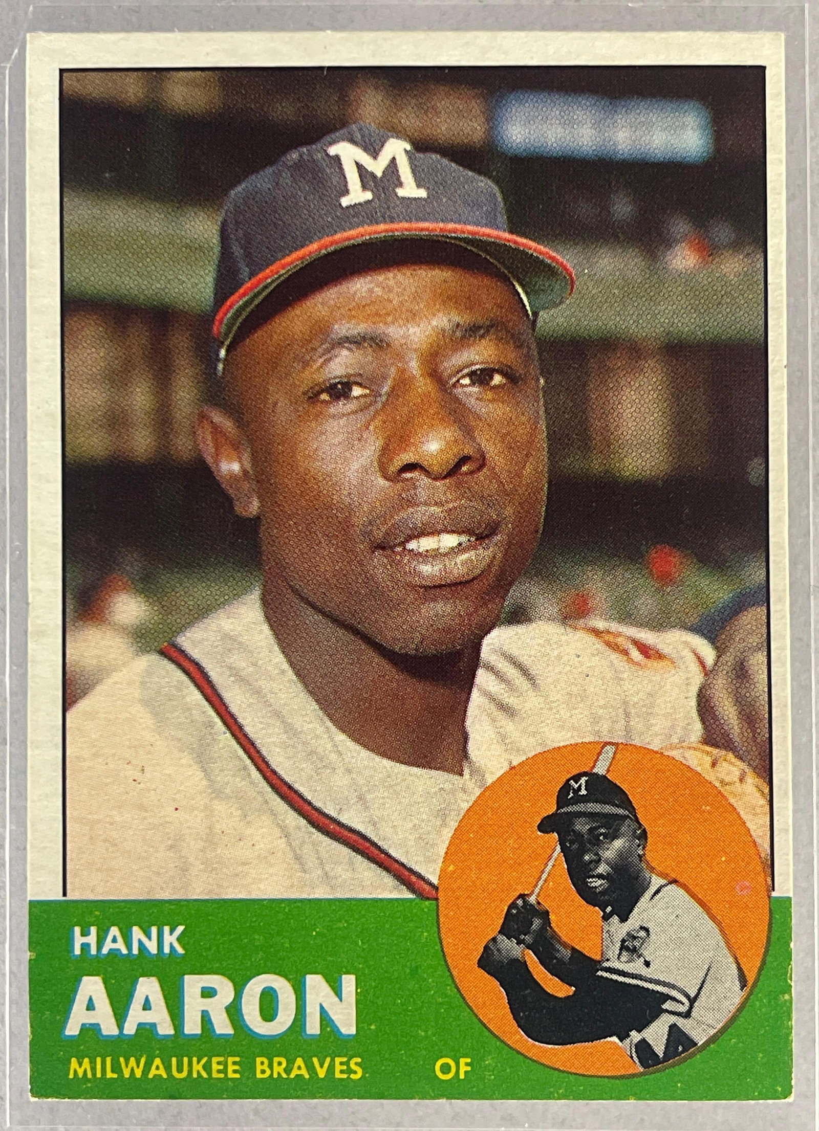 1963 Topps Hank Aaron #390 (1 of 2)