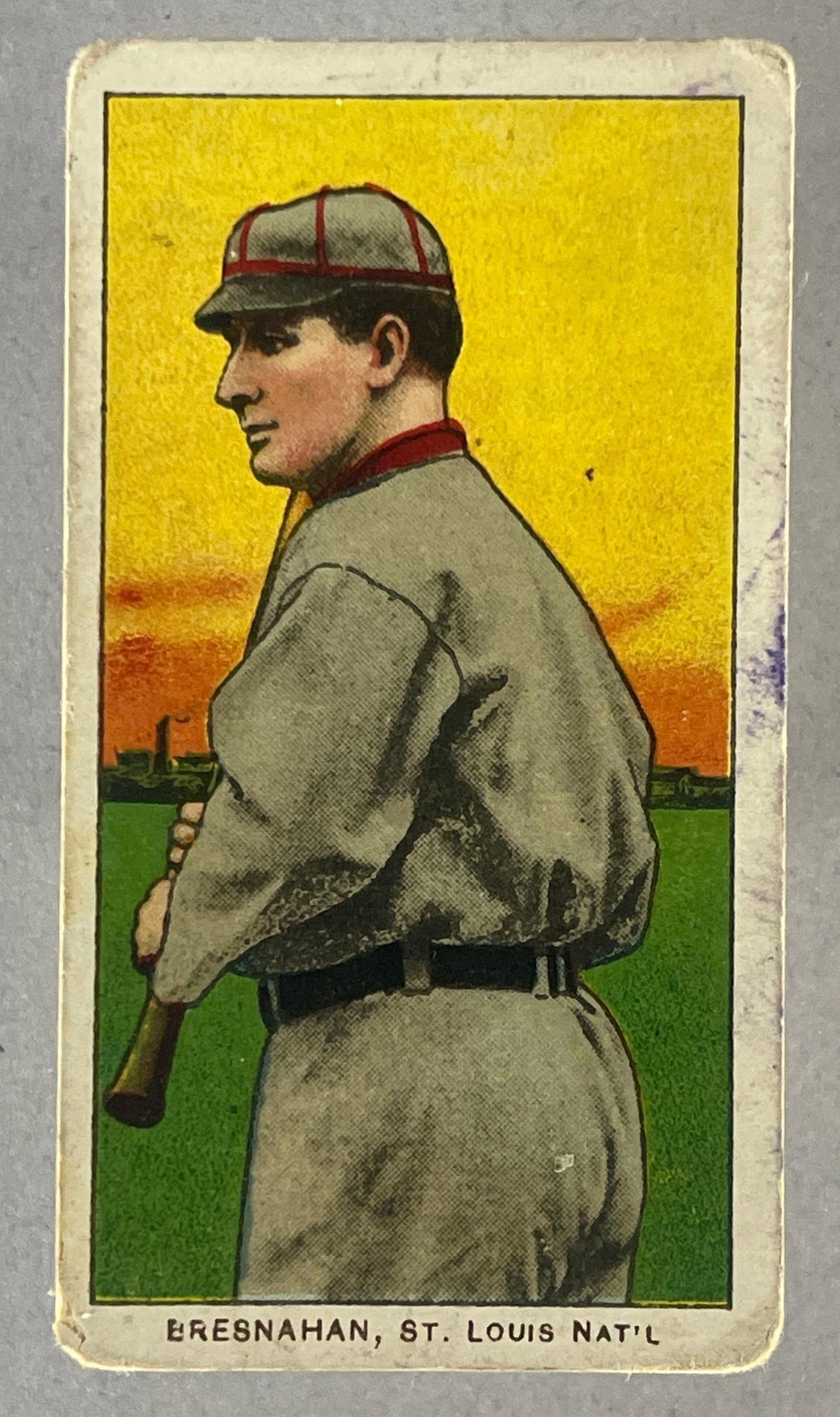 1909 - 11 T206 Roger Besnahan with Bat, Sweet Caporal (1 of 2)