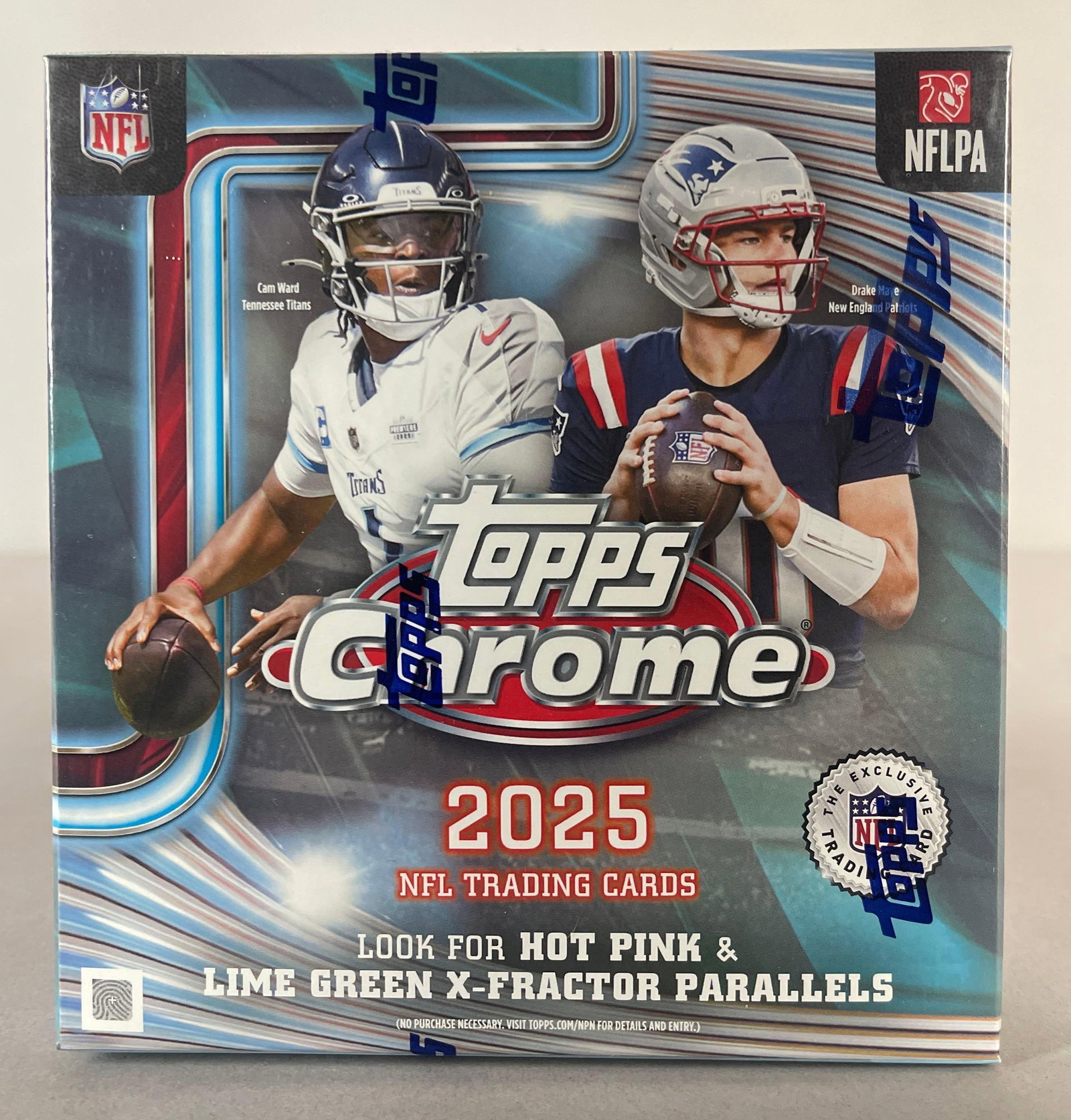 2025 Topps Chrome Football Mega Box (1 of 3)