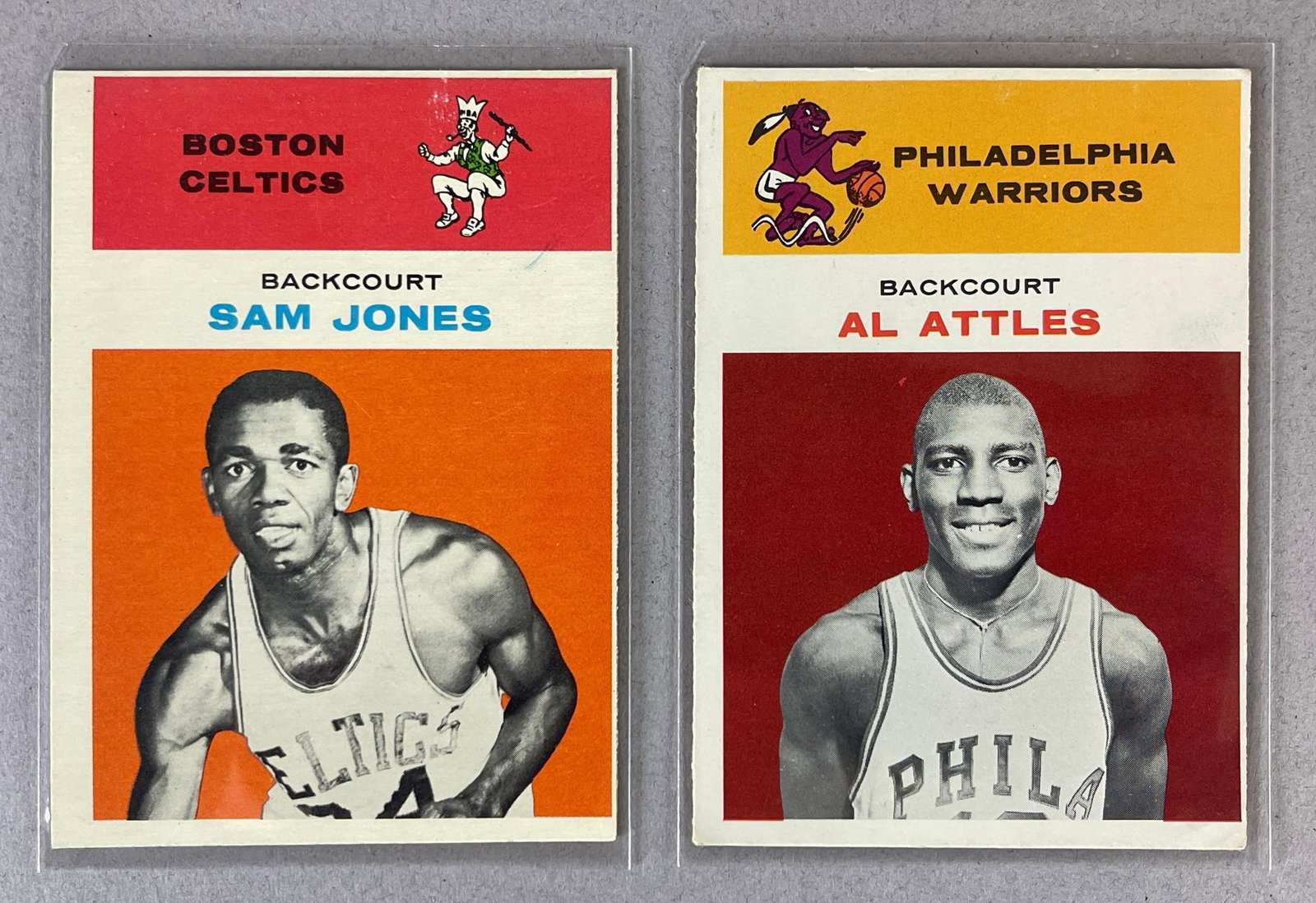 1961 Fleer Sam Jones #23 and Al Attles #1 Rookies (1 of 2)