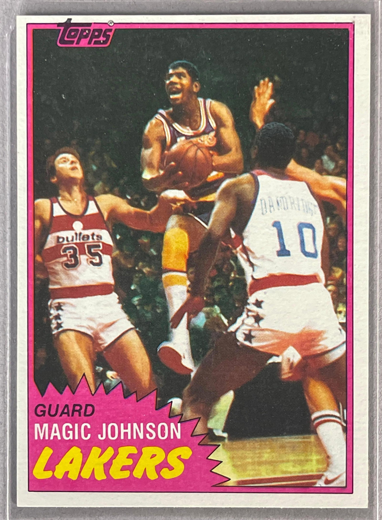 1981 Topps Magic Johnson #21: 1981 Topps Magic Johnson #21, NM - NMMT