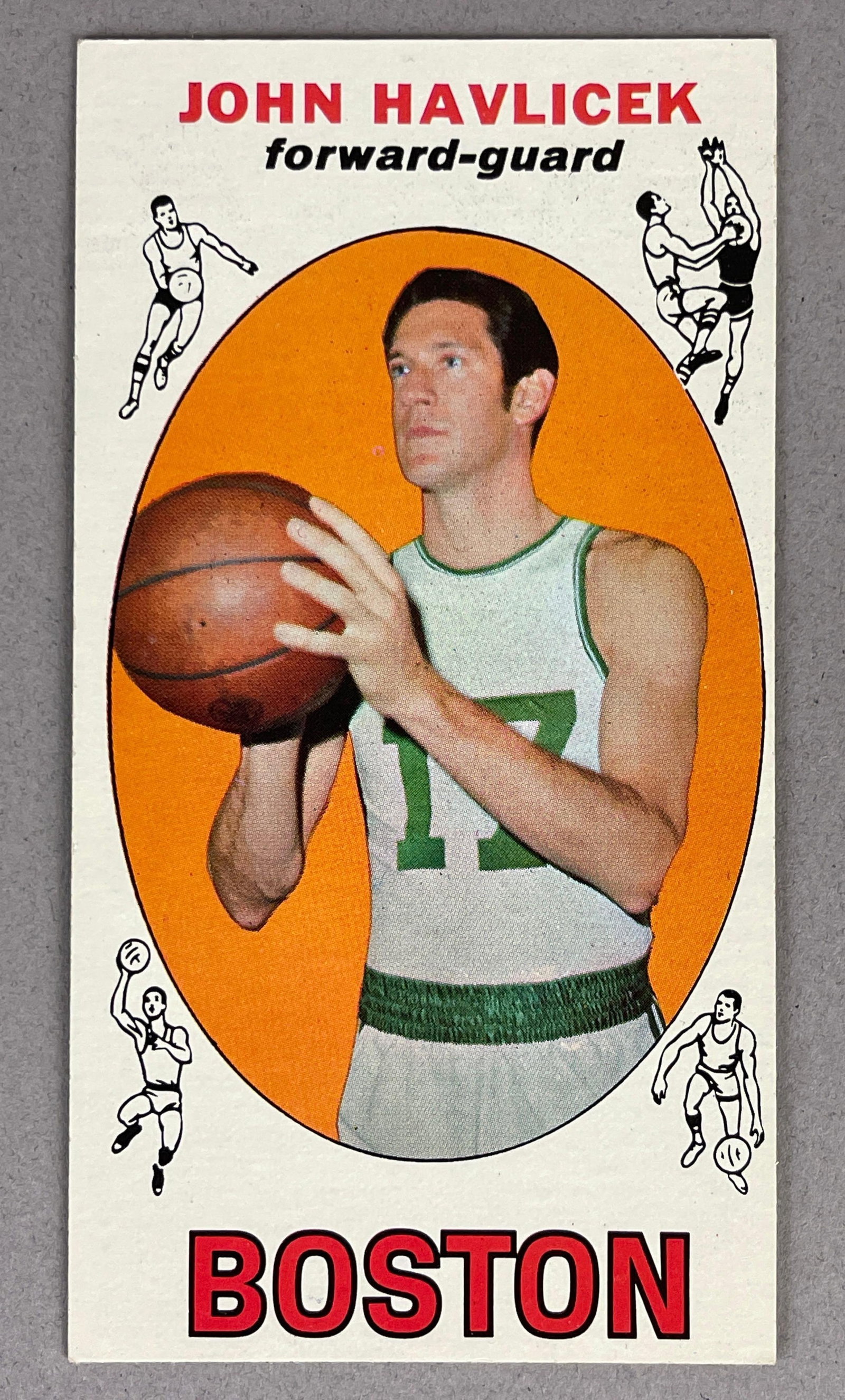 1969 Topps Basketball John Havlicek #20 Rookie: 1969 Topps Basketball John Havlicek #20 Rookie, VGEX - EX