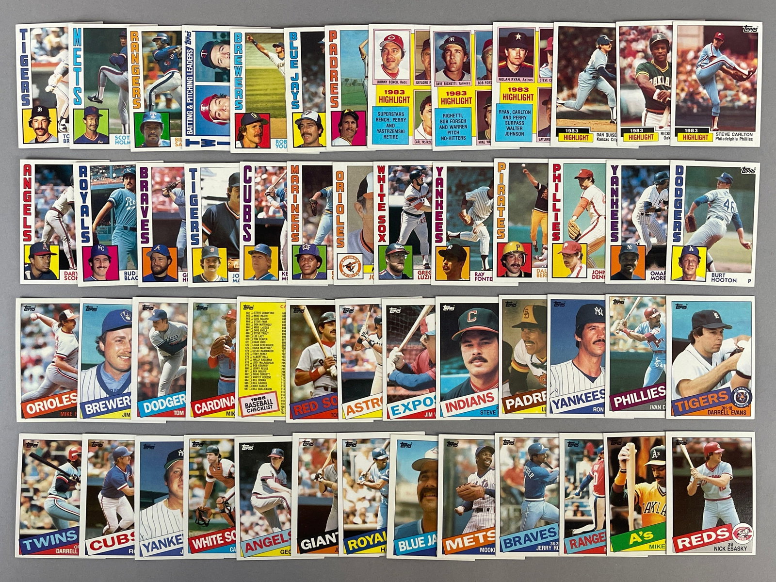 1984 and 85 Topps Baseball Complete Sets - 3