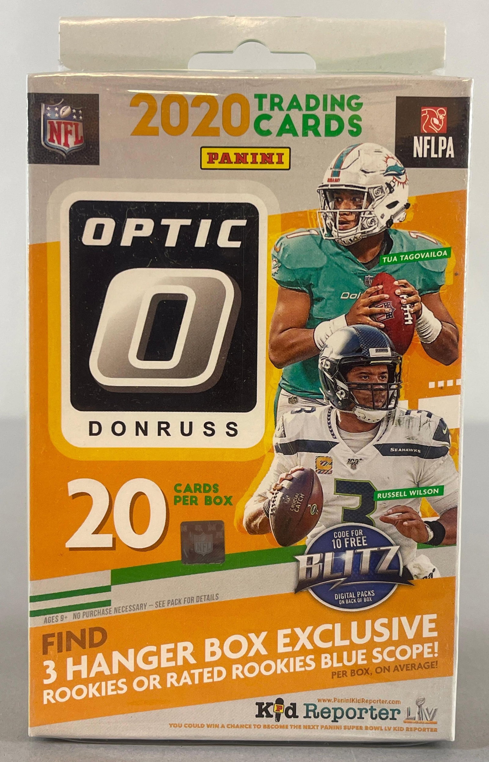 2020 Donruss Optic Football Hanger Box: Burrow, Herbert, Hurts, and Love Rookie