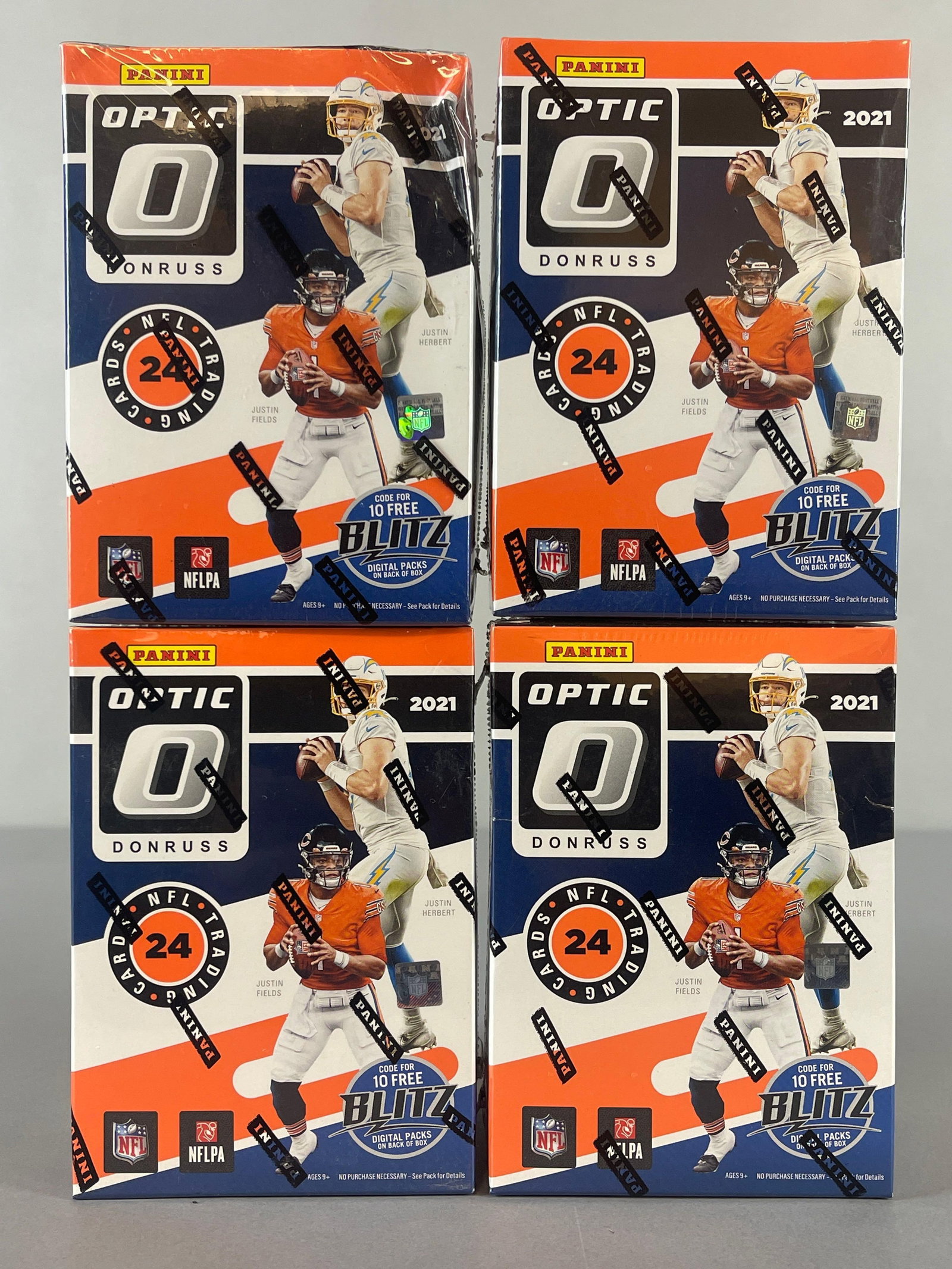4 - 2021 Donruss Optic Football Blaster Box (1 of 4)