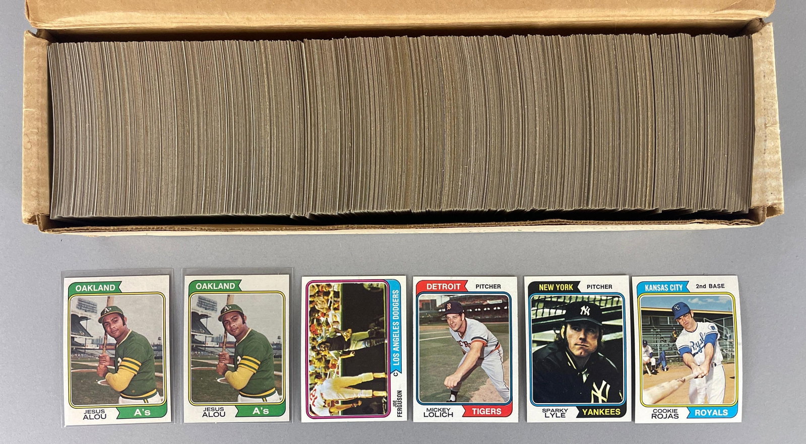 770+ 1974 Topps Baseball High-Grade Cards with Stars and Alou Errors (1 of 2)