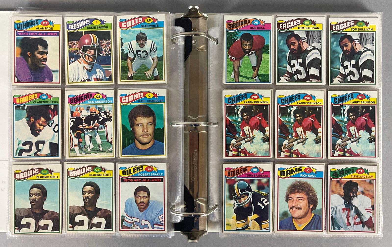 500+ 1977 Topps Football Cards with HOFs, Stars, and Rookies: Conditions vary, VG - NM, Great start to a set, Steve Largent Rookie, Terry Bradshaw, Mark Van Eeghen Rookie, Joe Greene and More