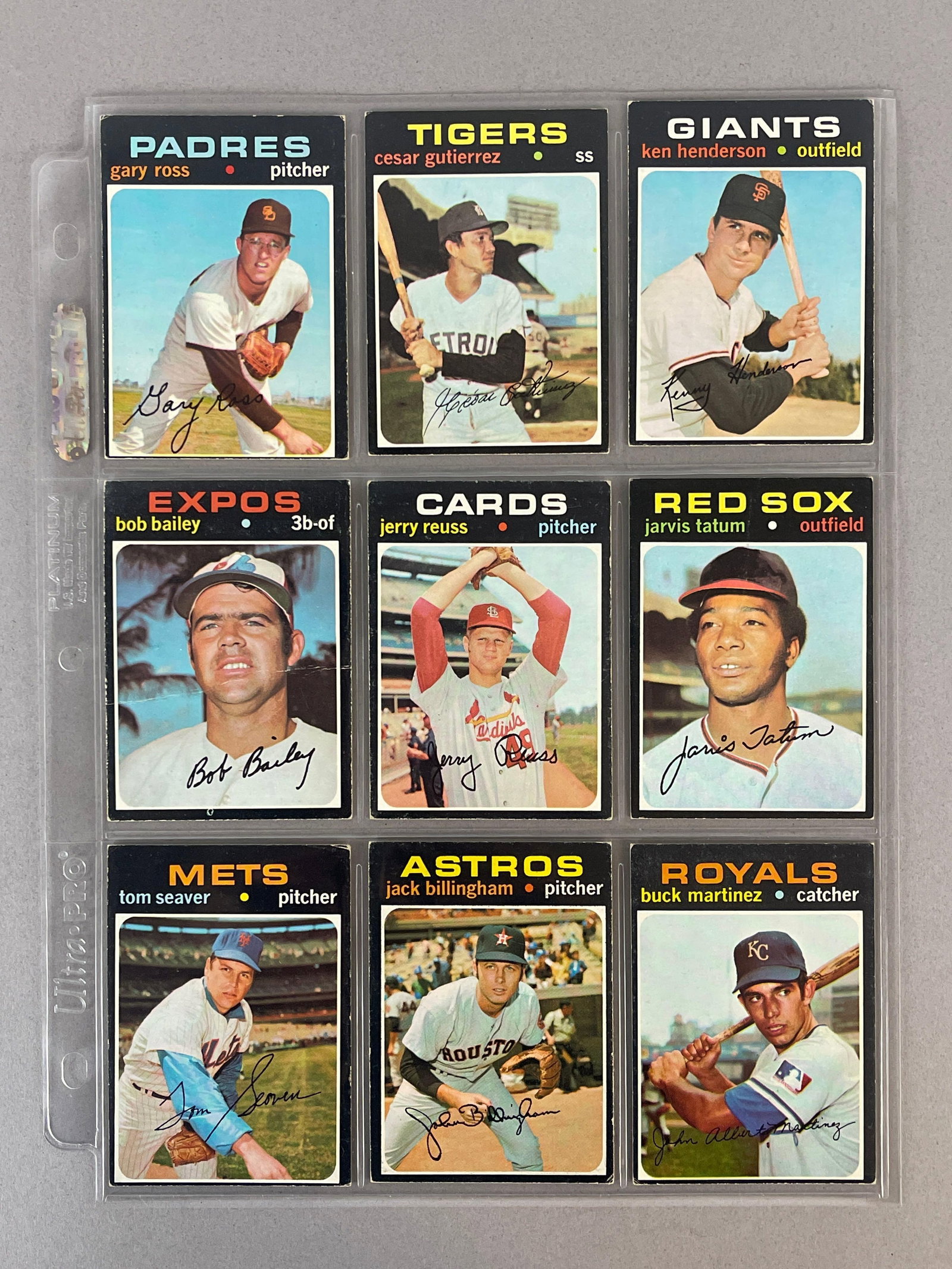 1971 Topps Baseball Partial Set 375/752 - 4
