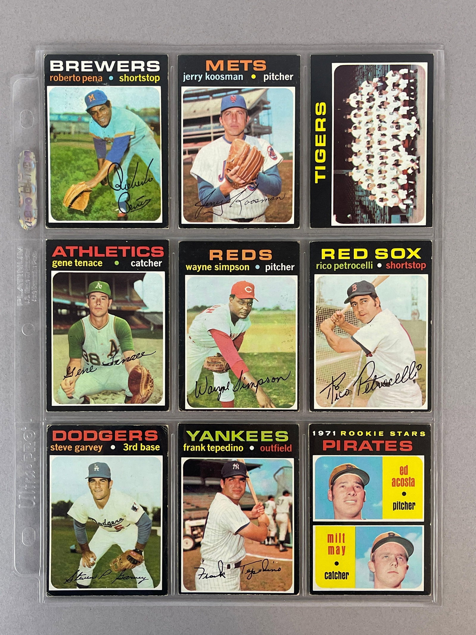 1971 Topps Baseball Partial Set 375/752 - 7