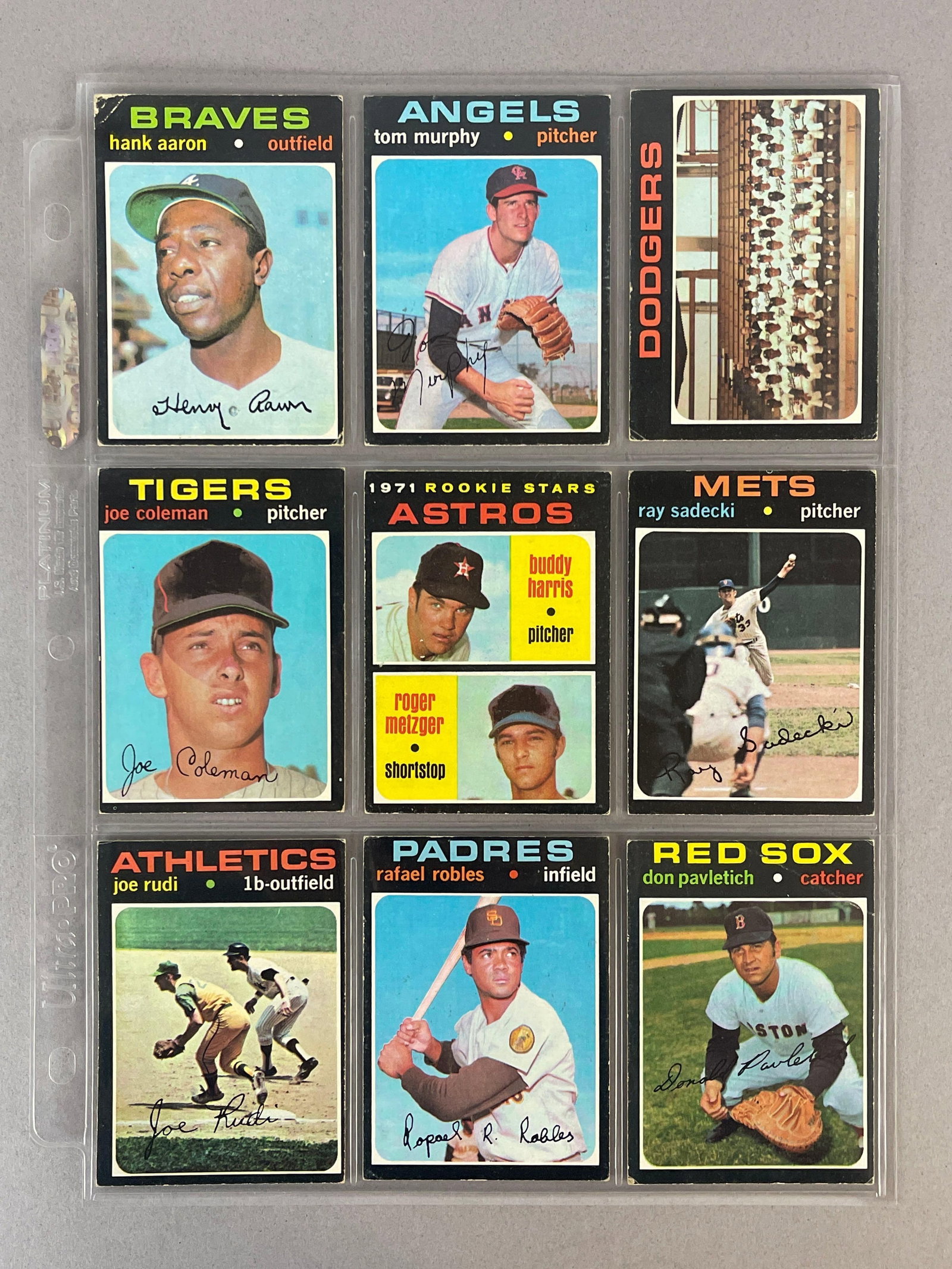1971 Topps Baseball Partial Set 375/752 - 9