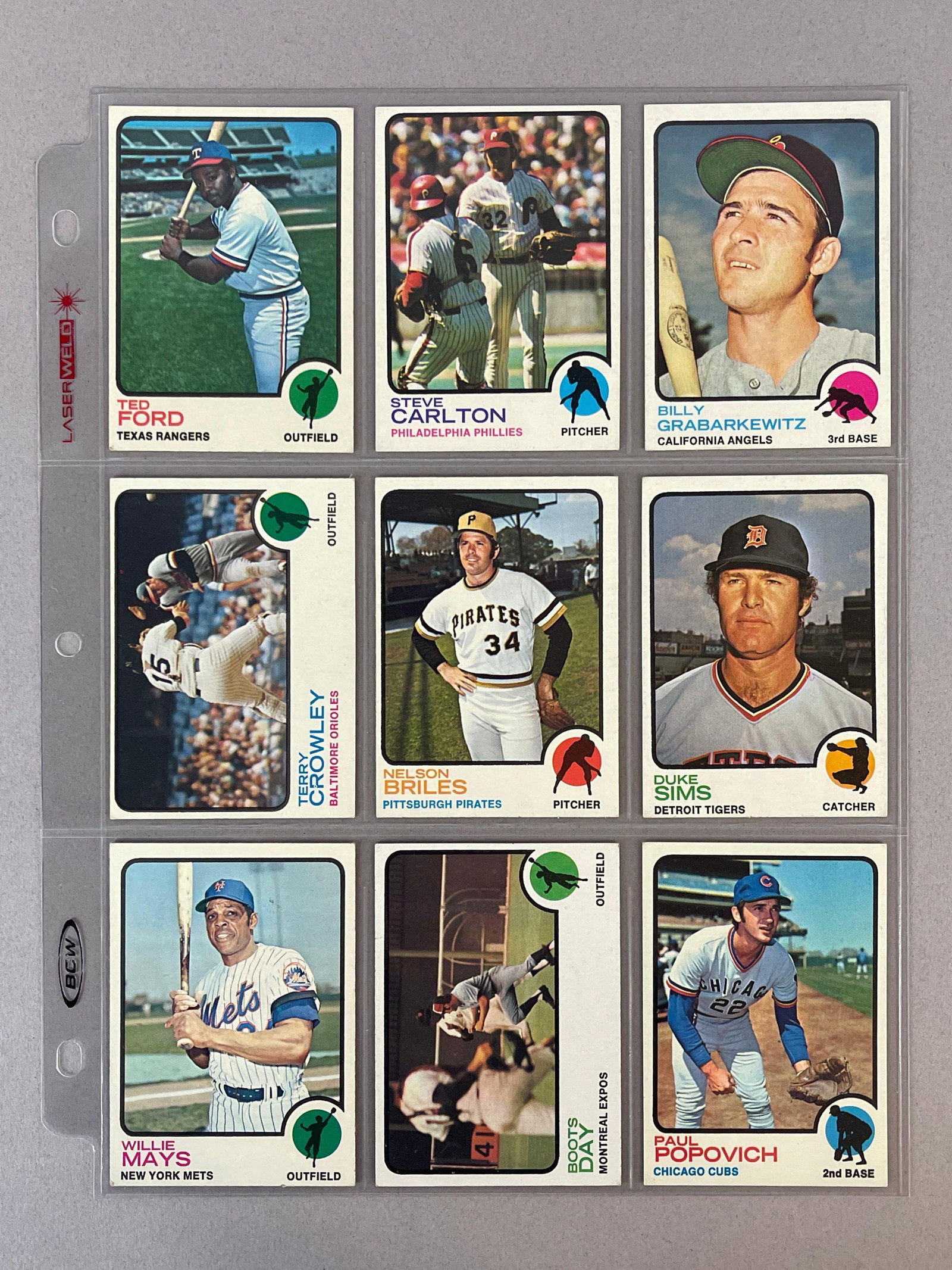 1973 Topps Baseball Partial Set 345/660 - 11