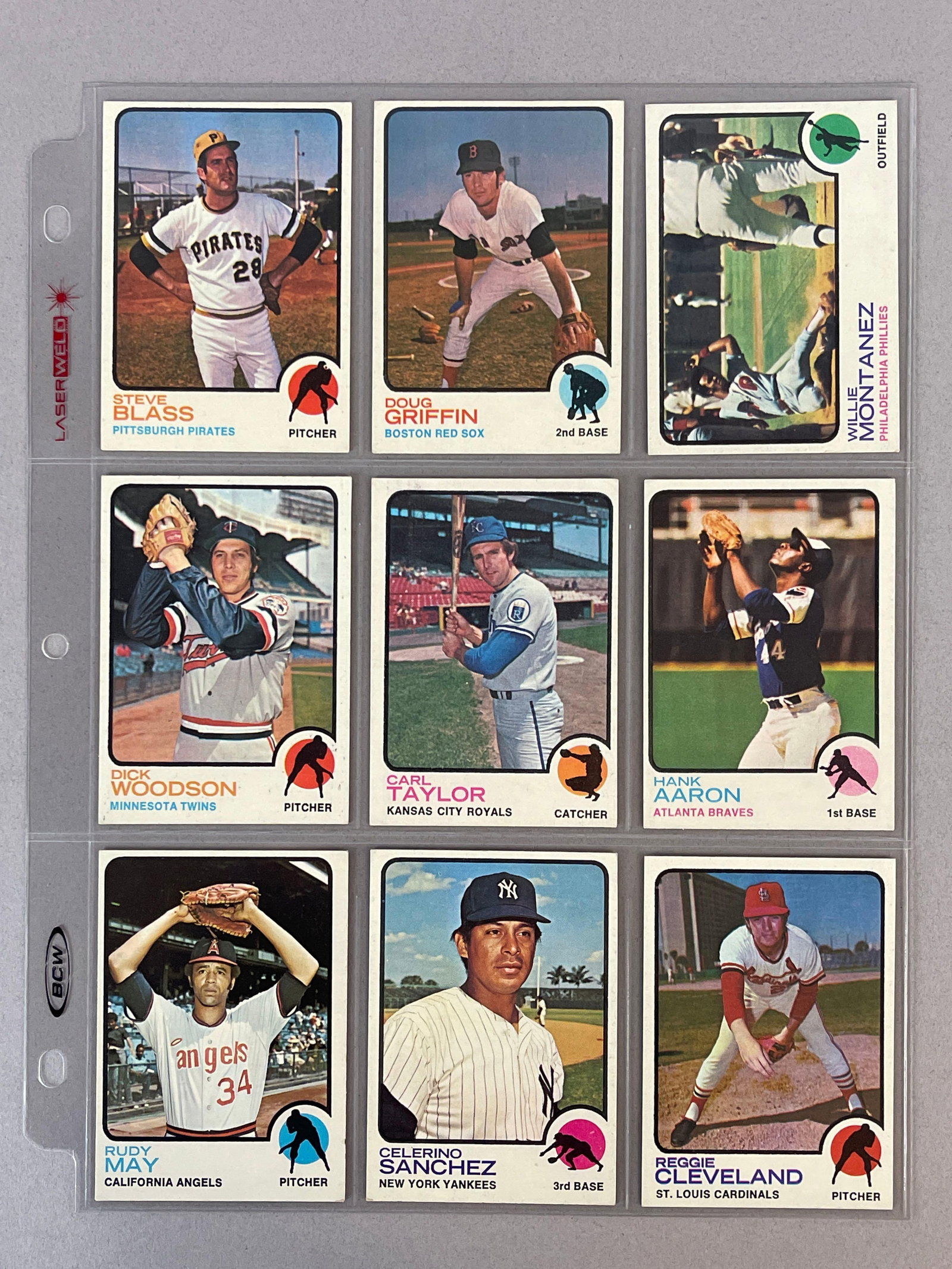 1973 Topps Baseball Partial Set 345/660 - 6