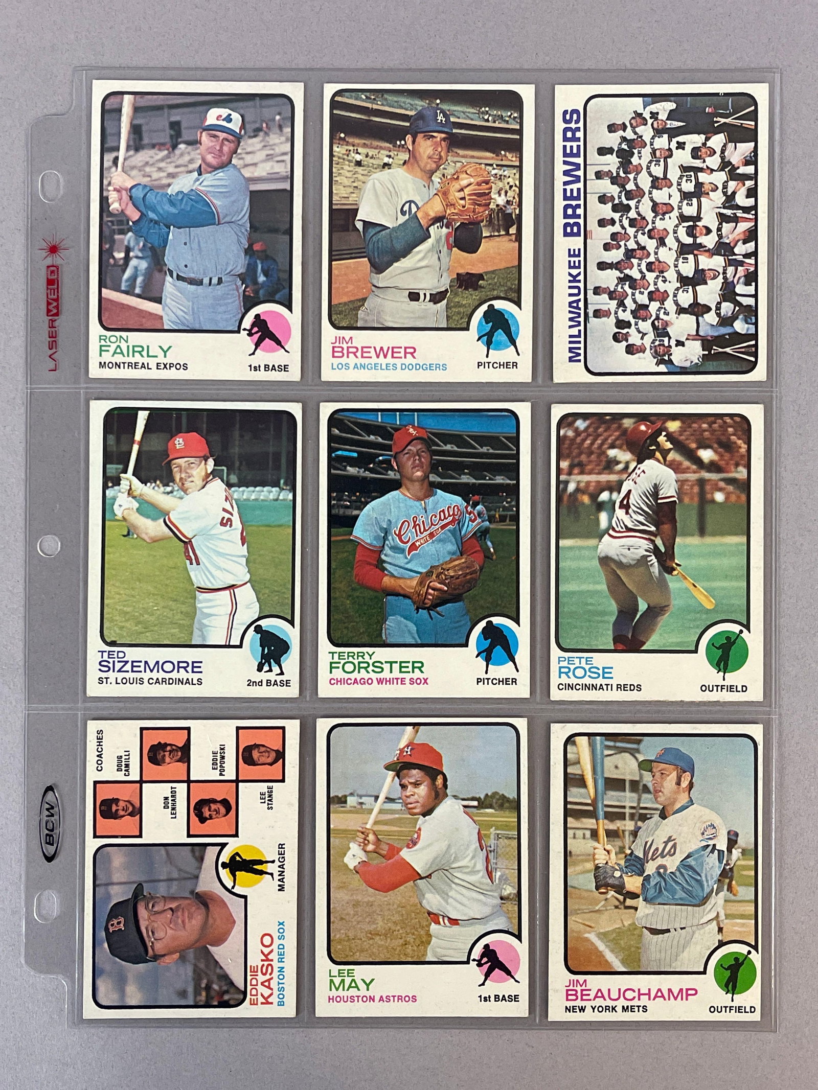 1973 Topps Baseball Partial Set 345/660 - 7