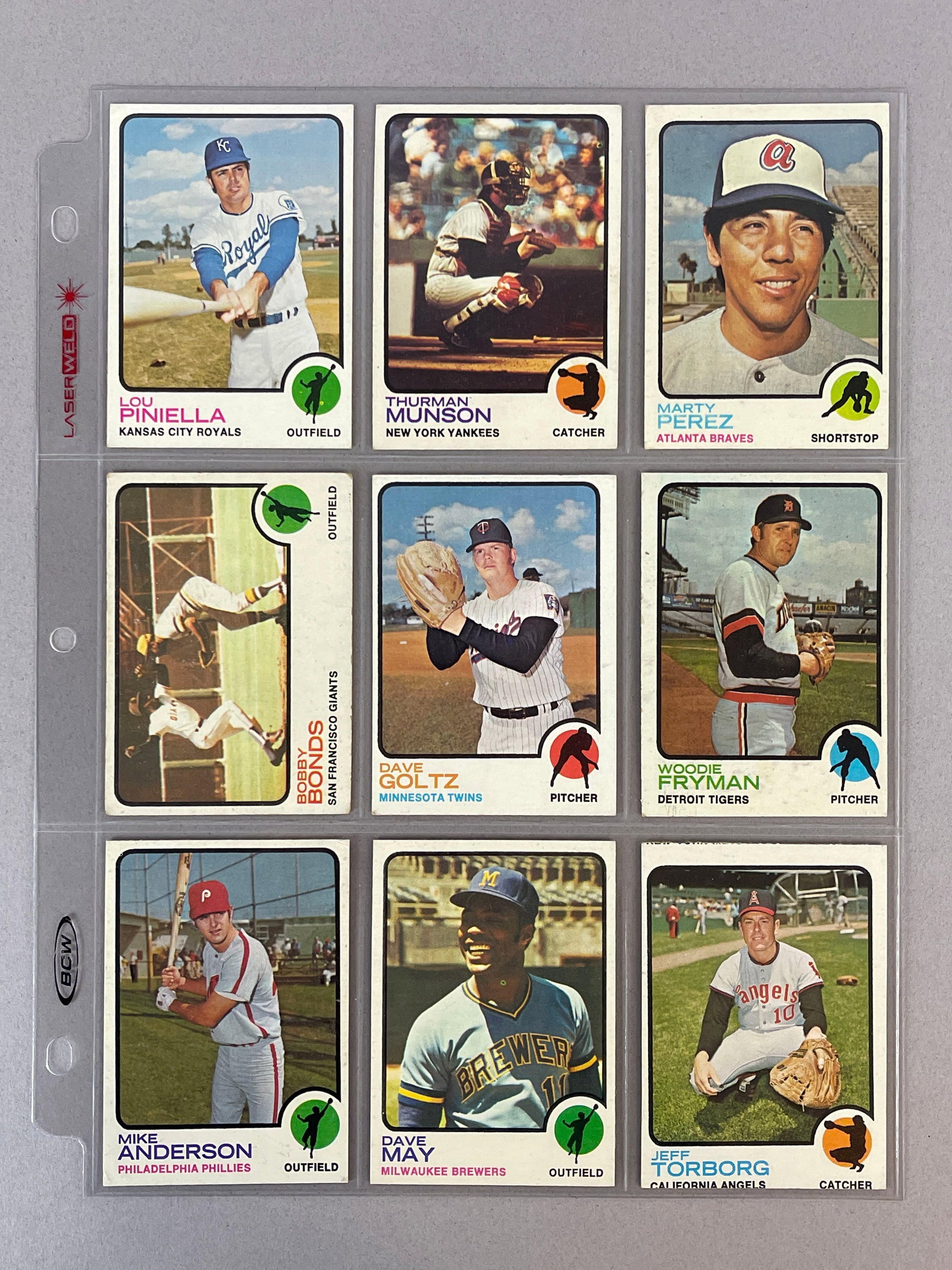 1973 Topps Baseball Partial Set 345/660 - 8