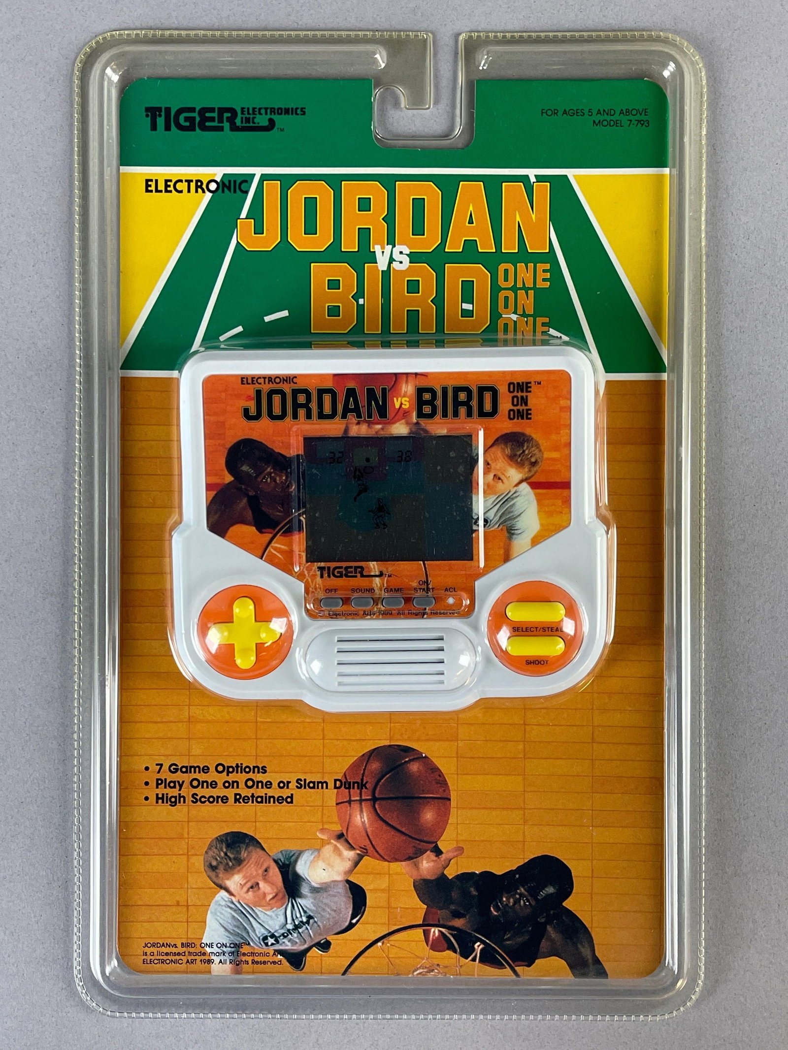 1989 Tiger Electronics Jordan vs Bird One on One Game in Original Packaging (1 of 2)