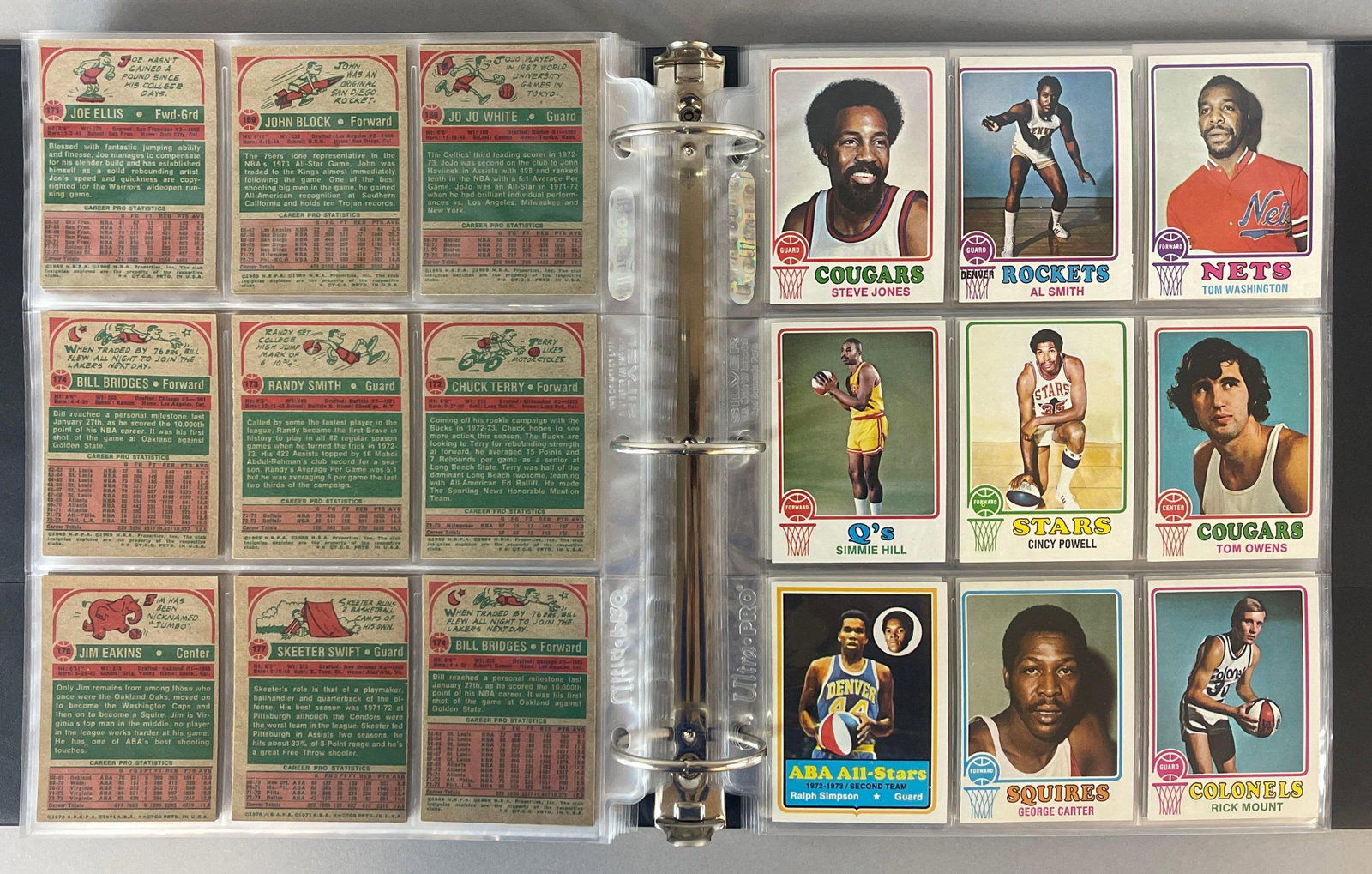 200+ 1971 and 73 Topps Basketball Cards with HOFs, Stars, and Rookies: Conditions vary, VG - NMMT, mainly EX - NM