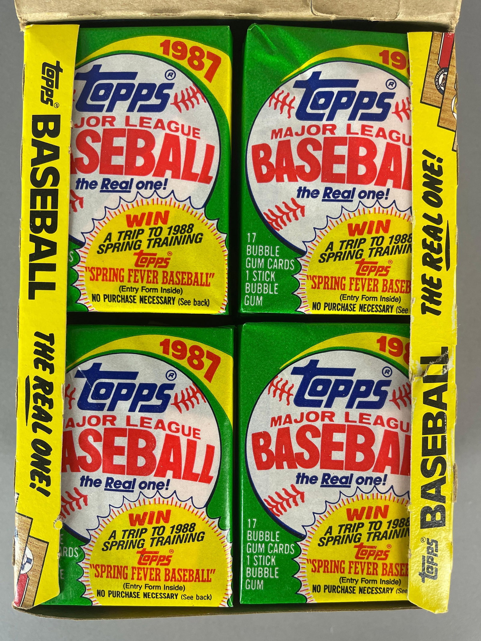 1987 Topps Baseball Unopened Wax Box - 2