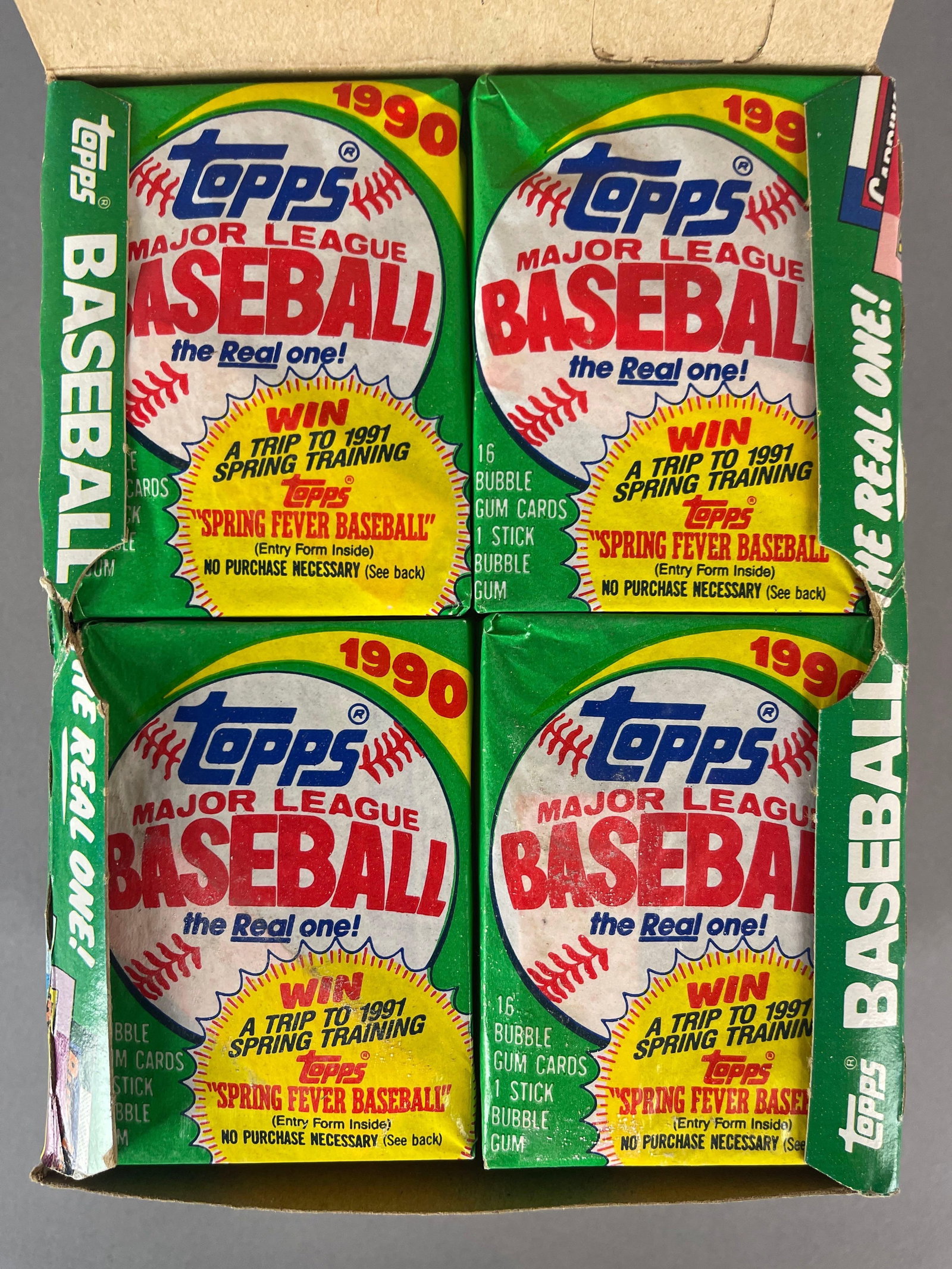 1990 Topps Baseball Unopened Wax Box - 6