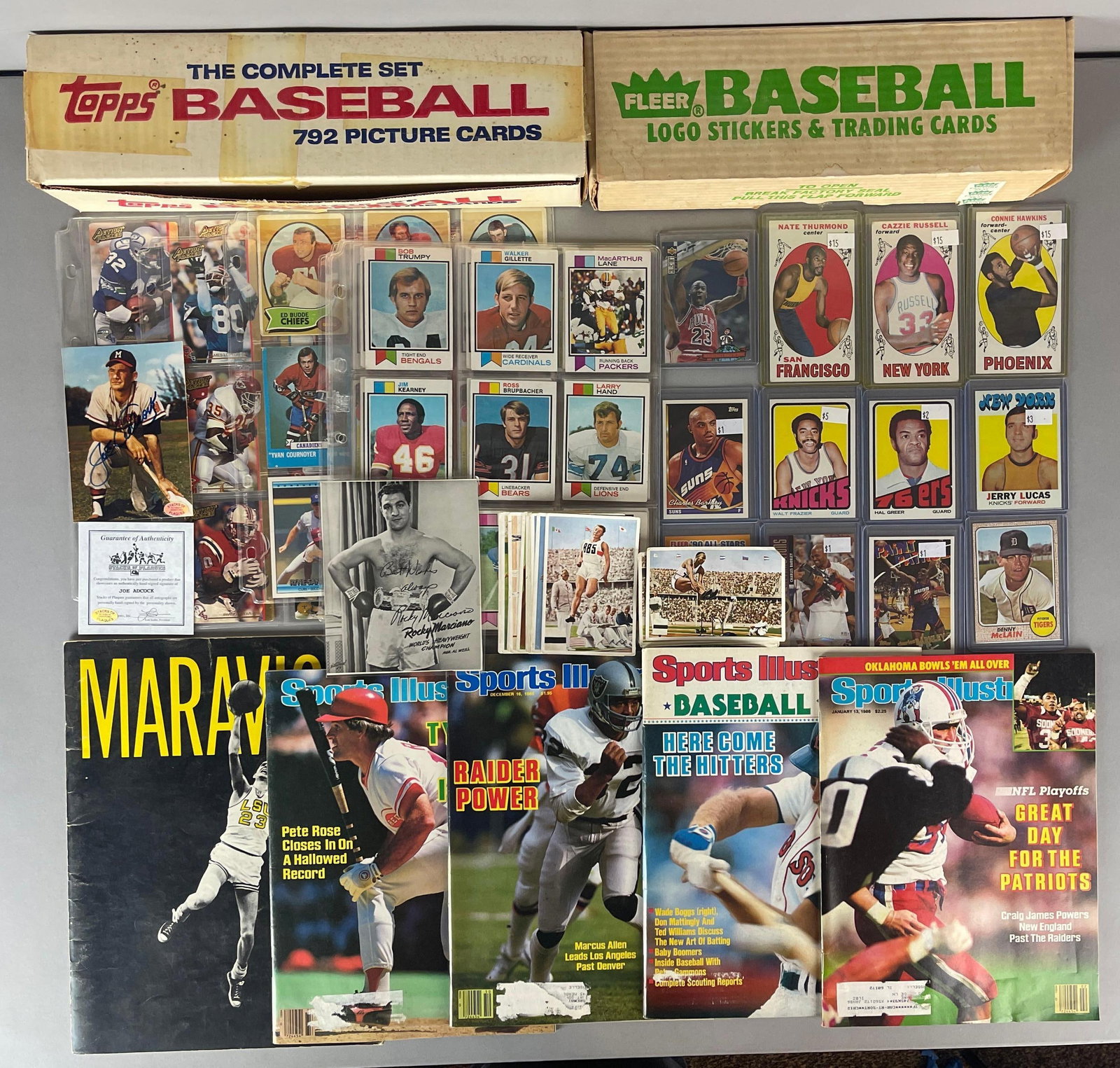1987 Topps and 1988 Fleer Factory Sets + 1936 Jesse Owens and More (1 of 5)