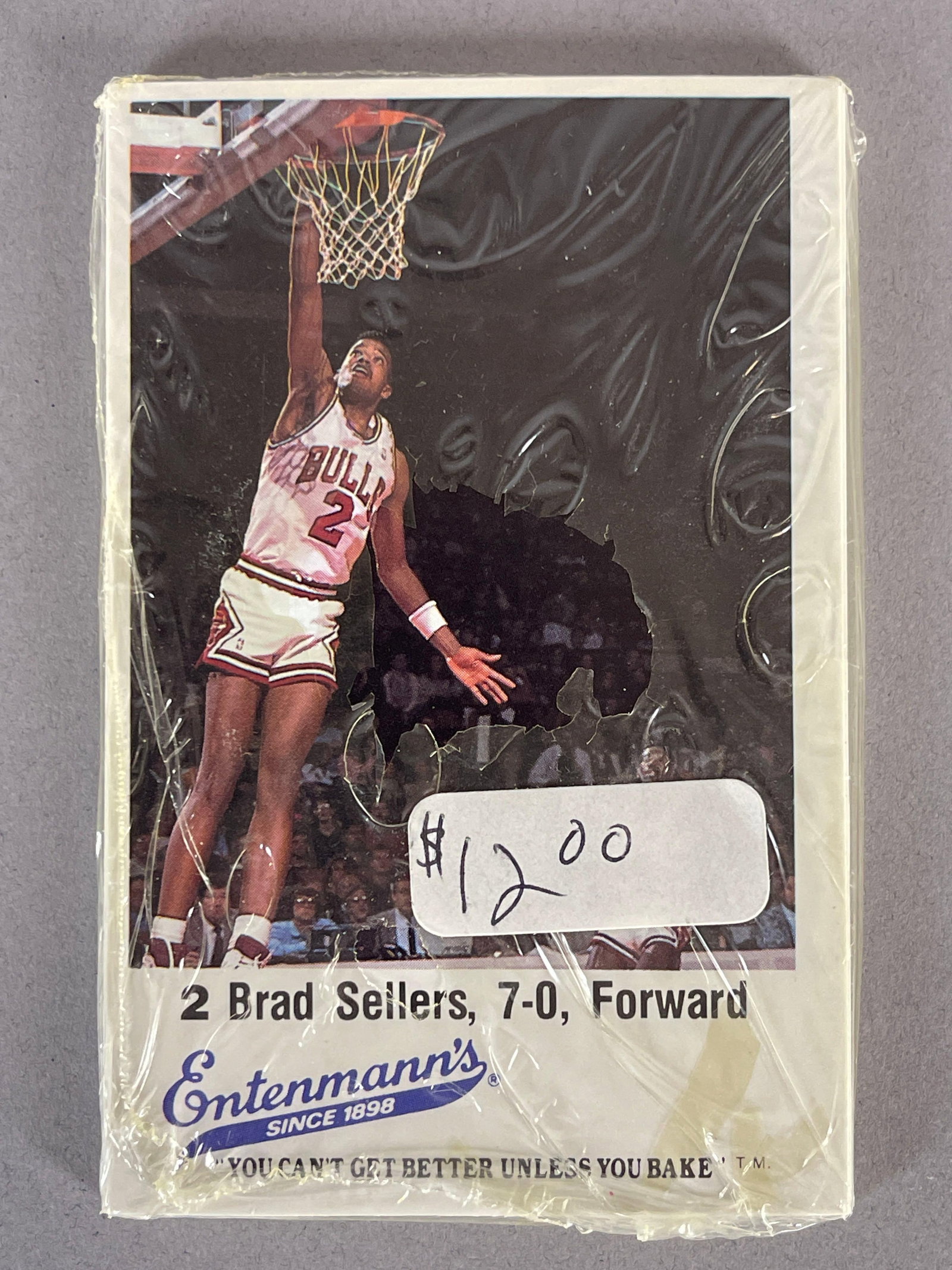 Rare 1988 Entenmanns Chicago Bulls Factory Sealed Team Set (1 of 2)