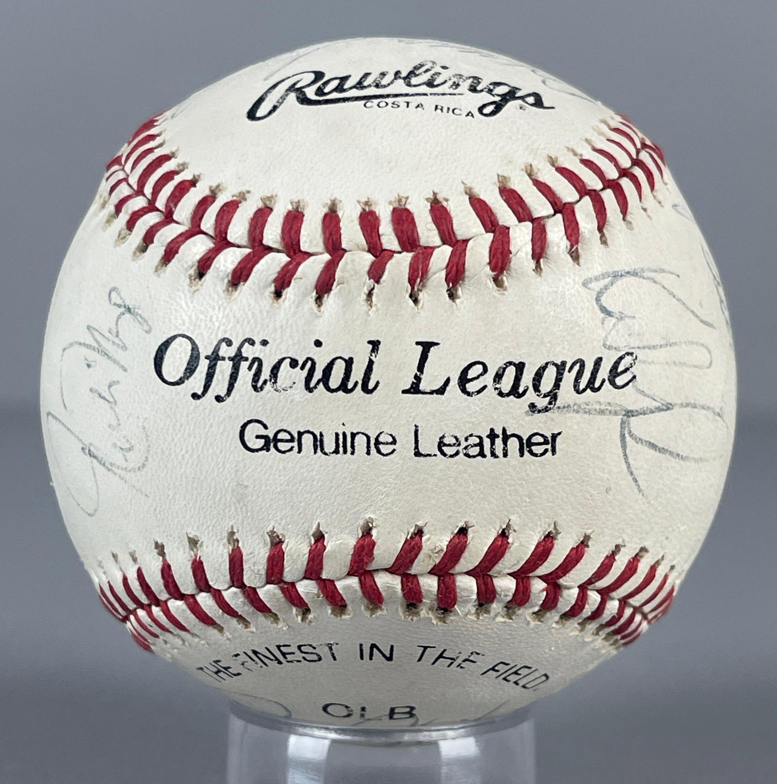 1969 Chicago Cubs Signed Baseball with 14 - Signatures (1 of 7)